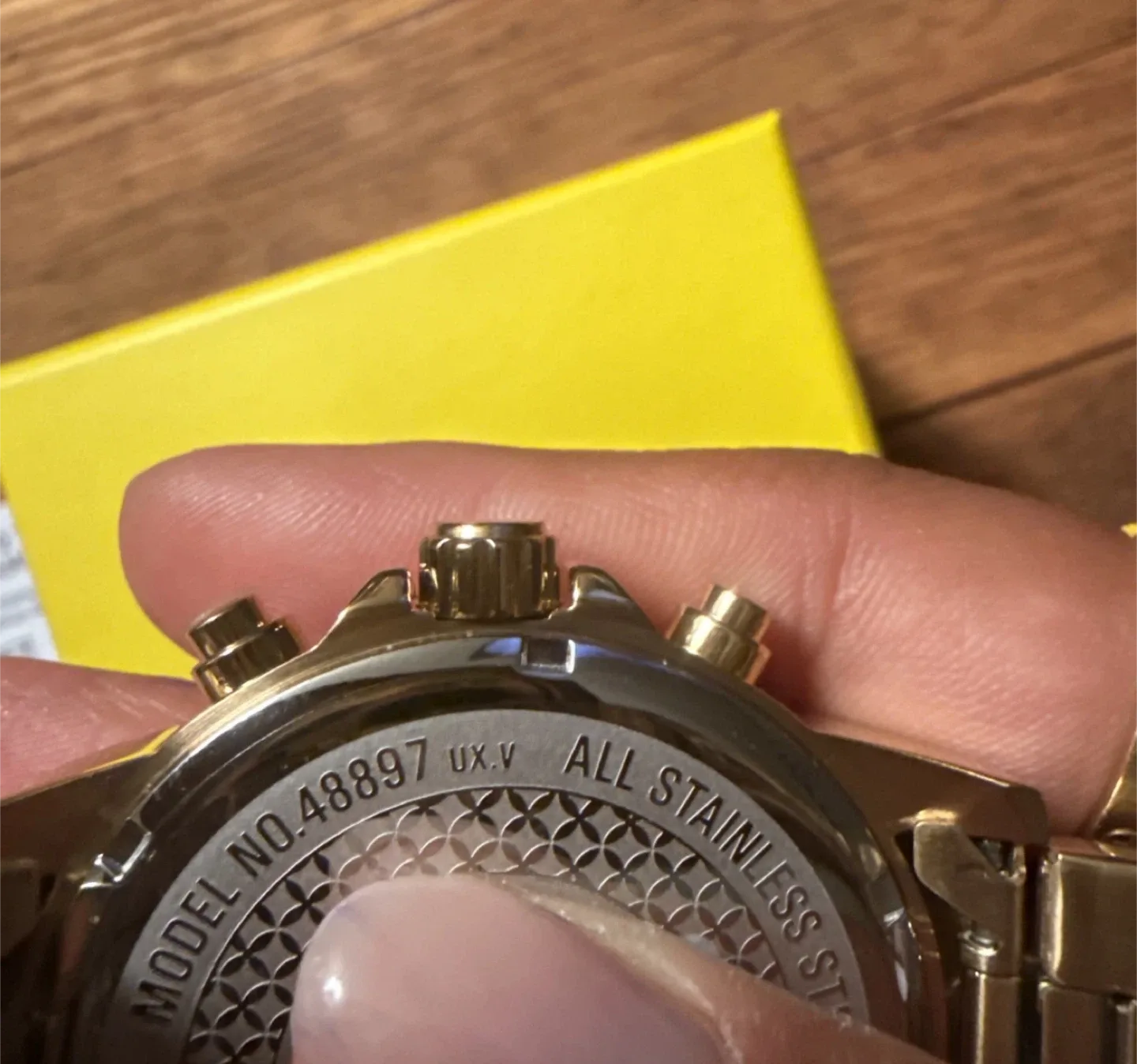 Invicta 48897 Gold Stainless Steel Watch image indicator(3)