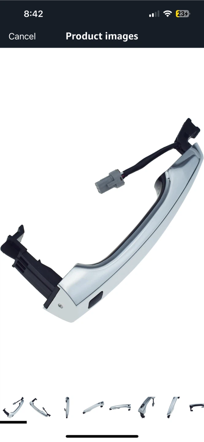 Front Left Exterior Door Handle Hyundai Elantra 2016-2020