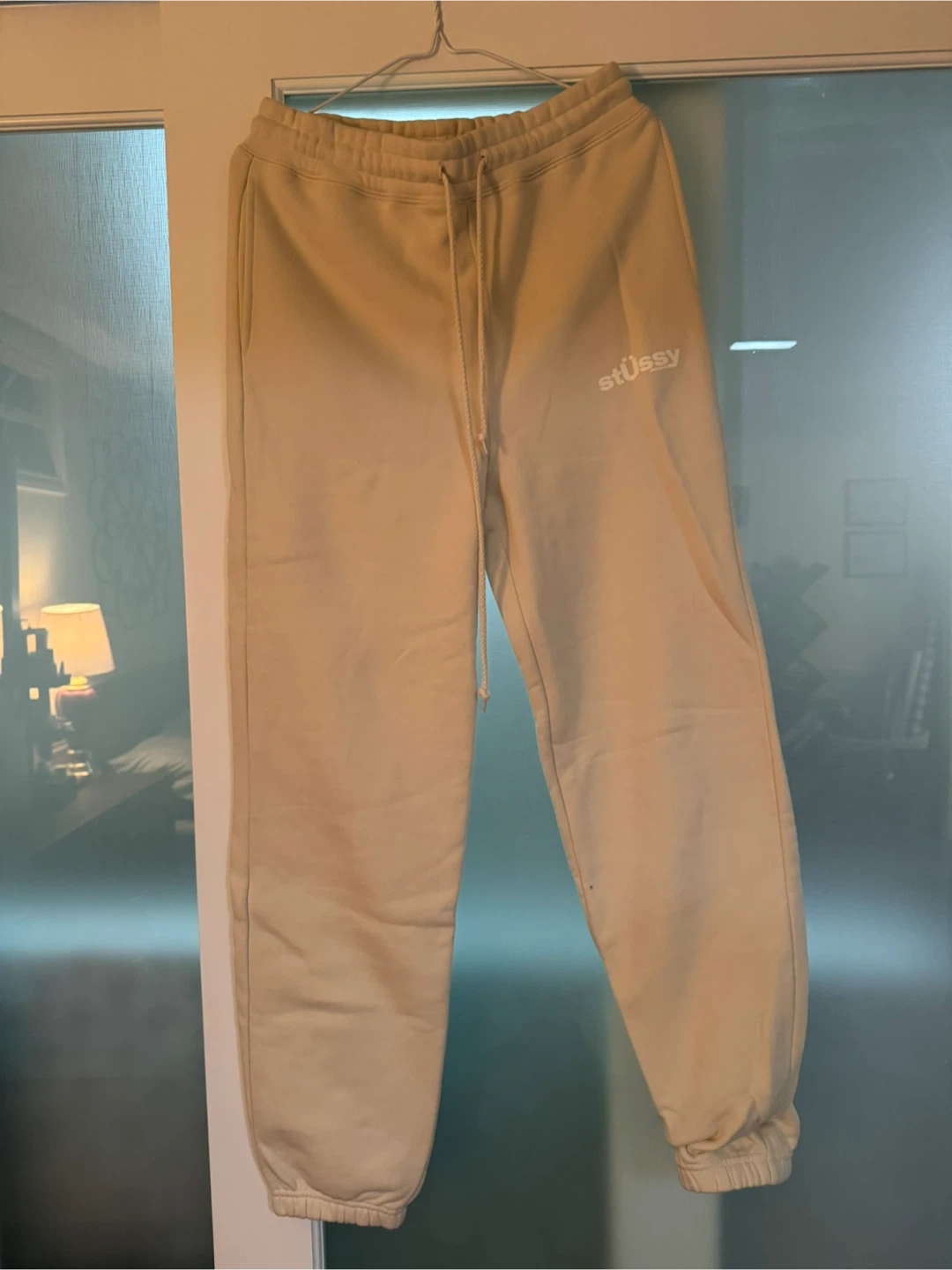 Women’s Stussy Big U Sweatpants - XS - Cream - photo 3