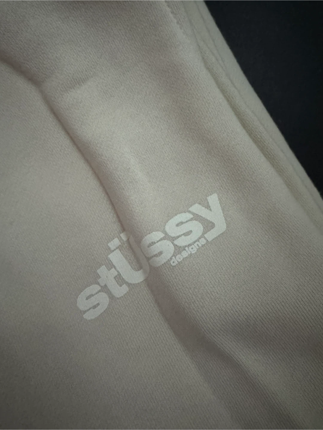 Women’s Stussy Big U Sweatpants - XS - Cream - photo 4