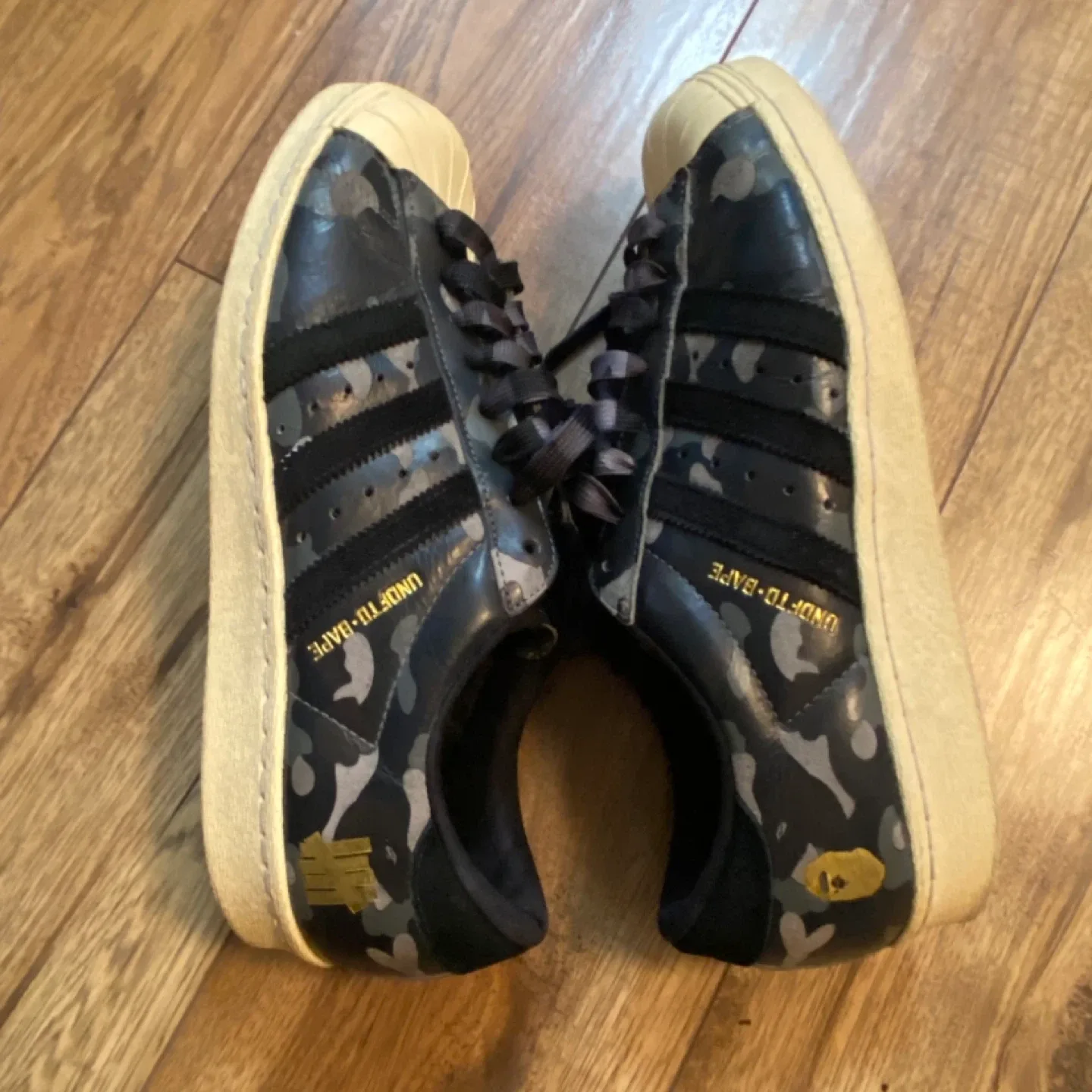 Adidas Superstar UNDFTD BAPE Camo Shoes image indicator(5)