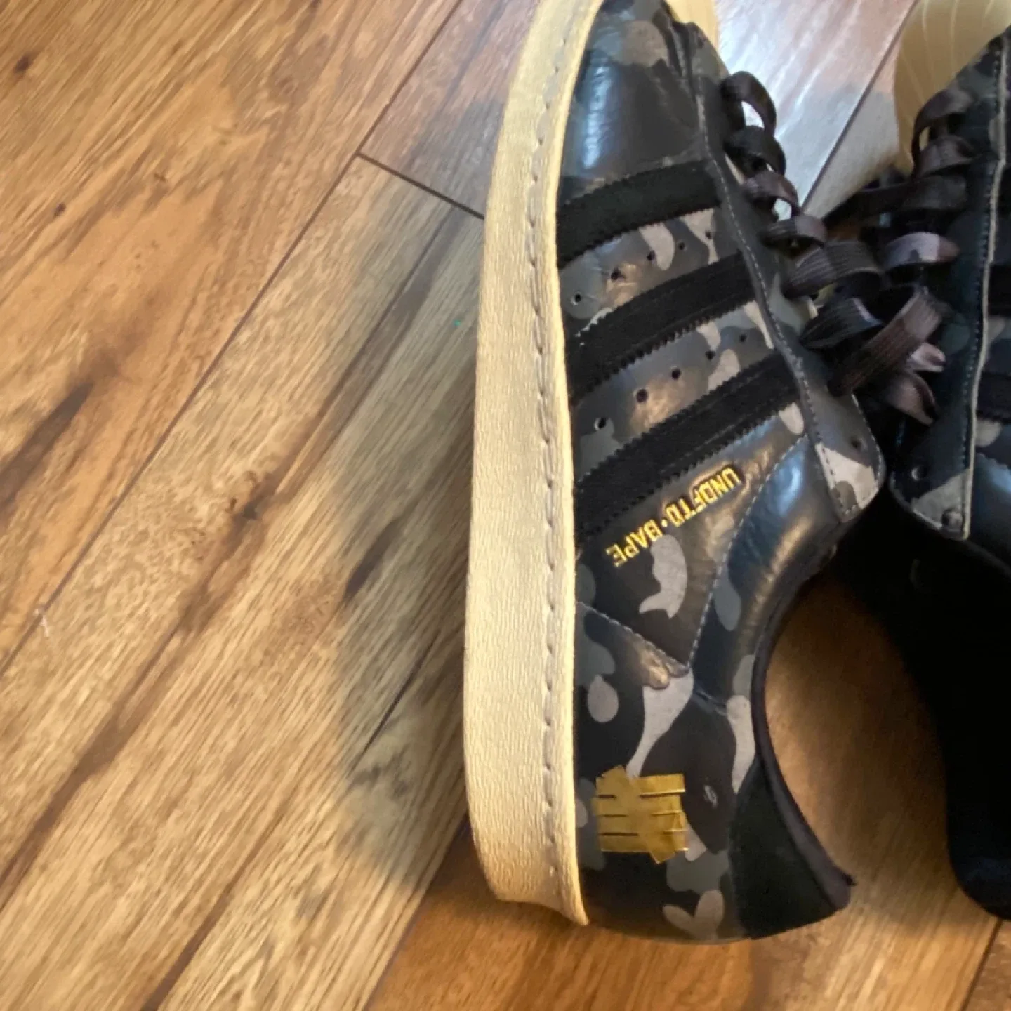 Adidas Superstar UNDFTD BAPE Camo Shoes image indicator(6)