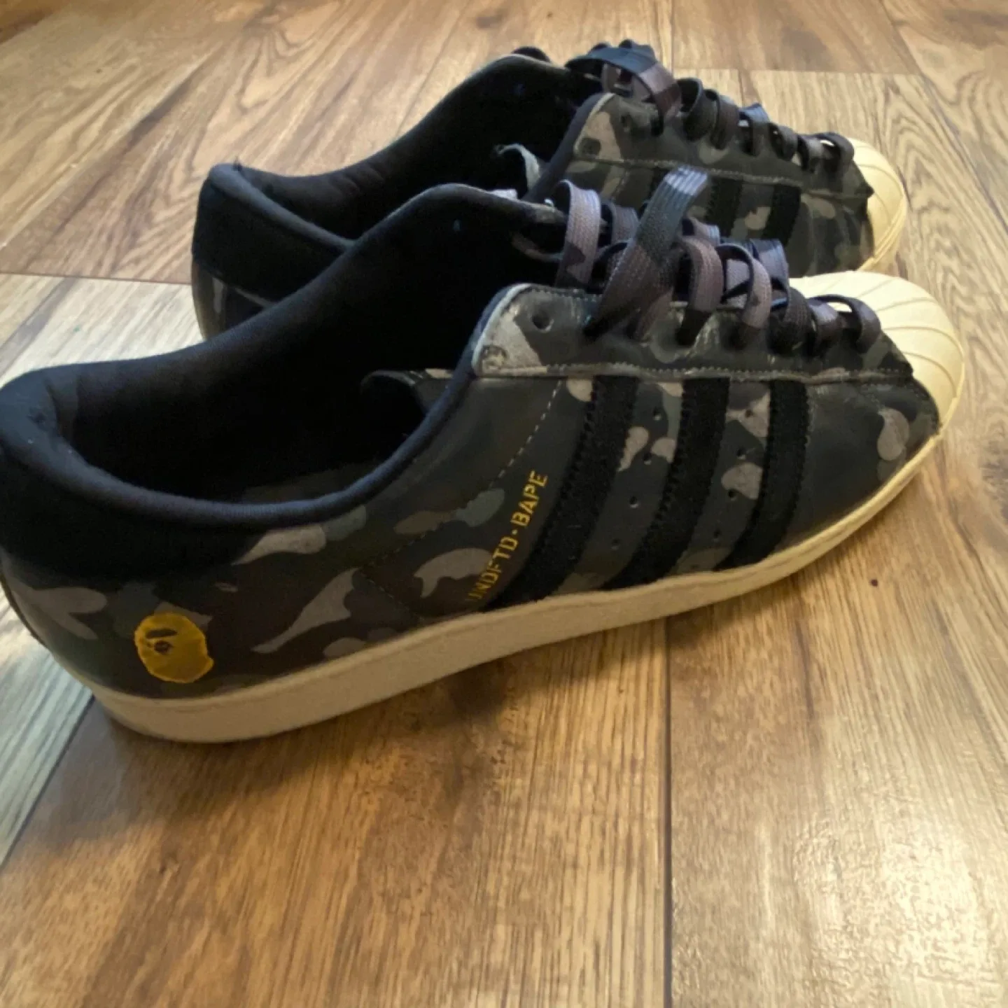 Adidas Superstar UNDFTD BAPE Camo Shoes image indicator(4)