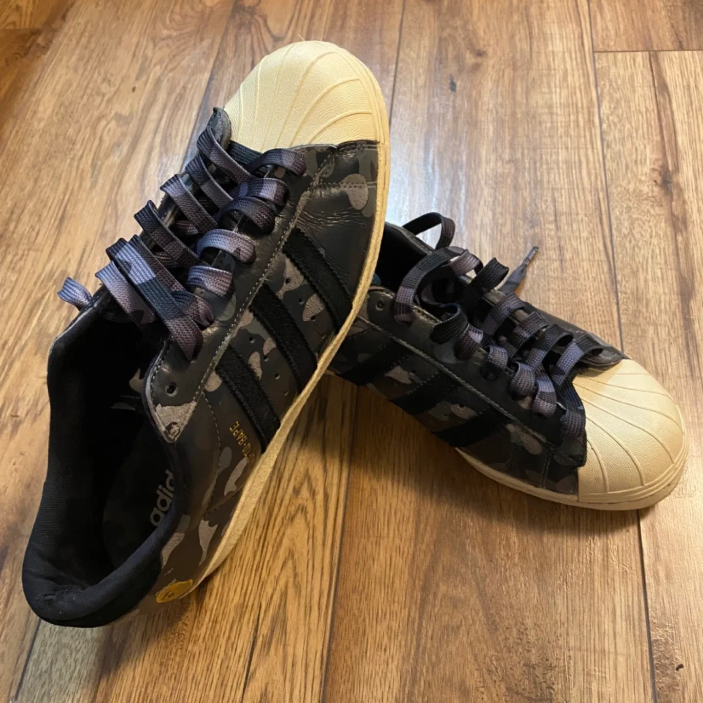 Adidas Superstar UNDFTD BAPE Camo Shoes image indicator(3)