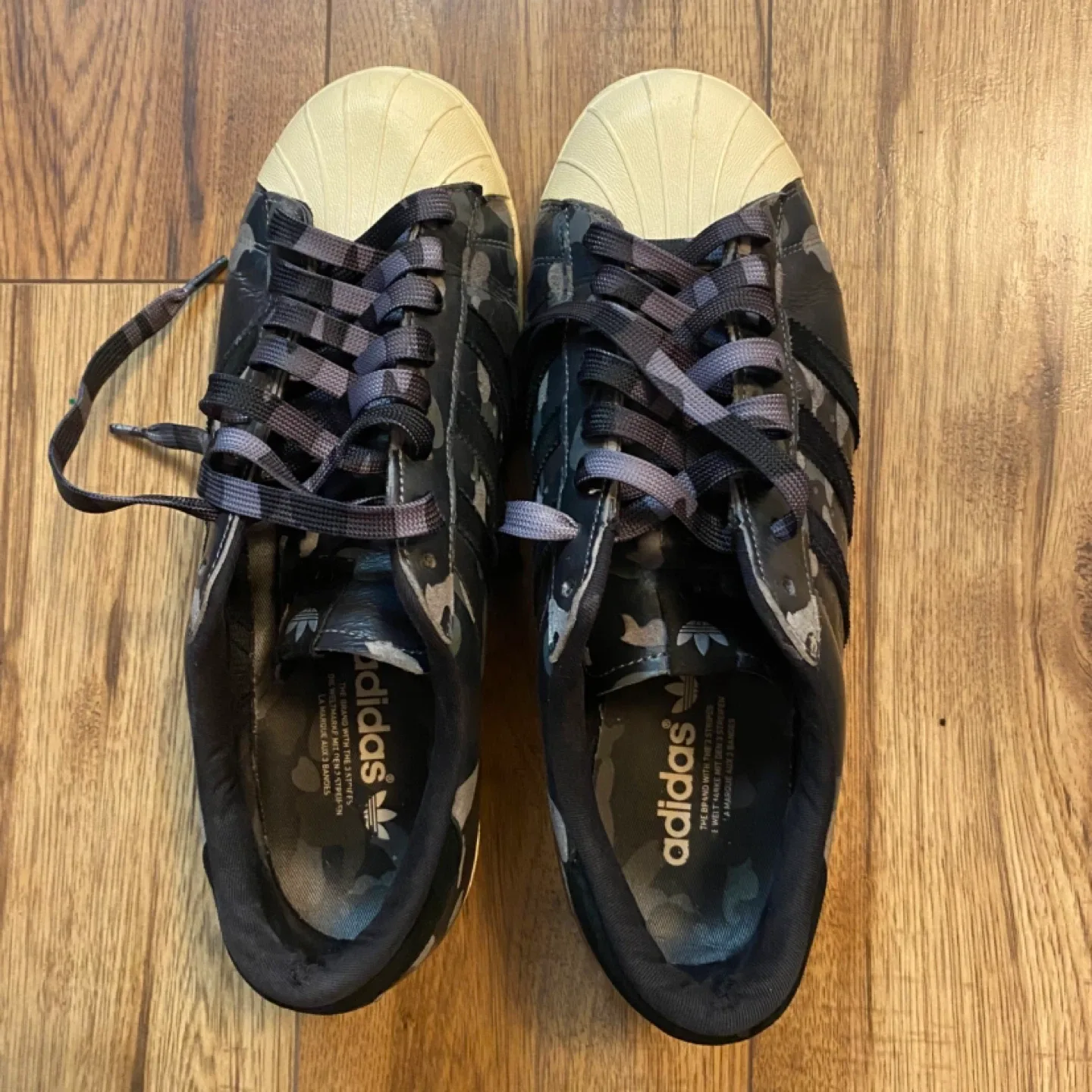 Adidas Superstar UNDFTD BAPE Camo Shoes image indicator(2)