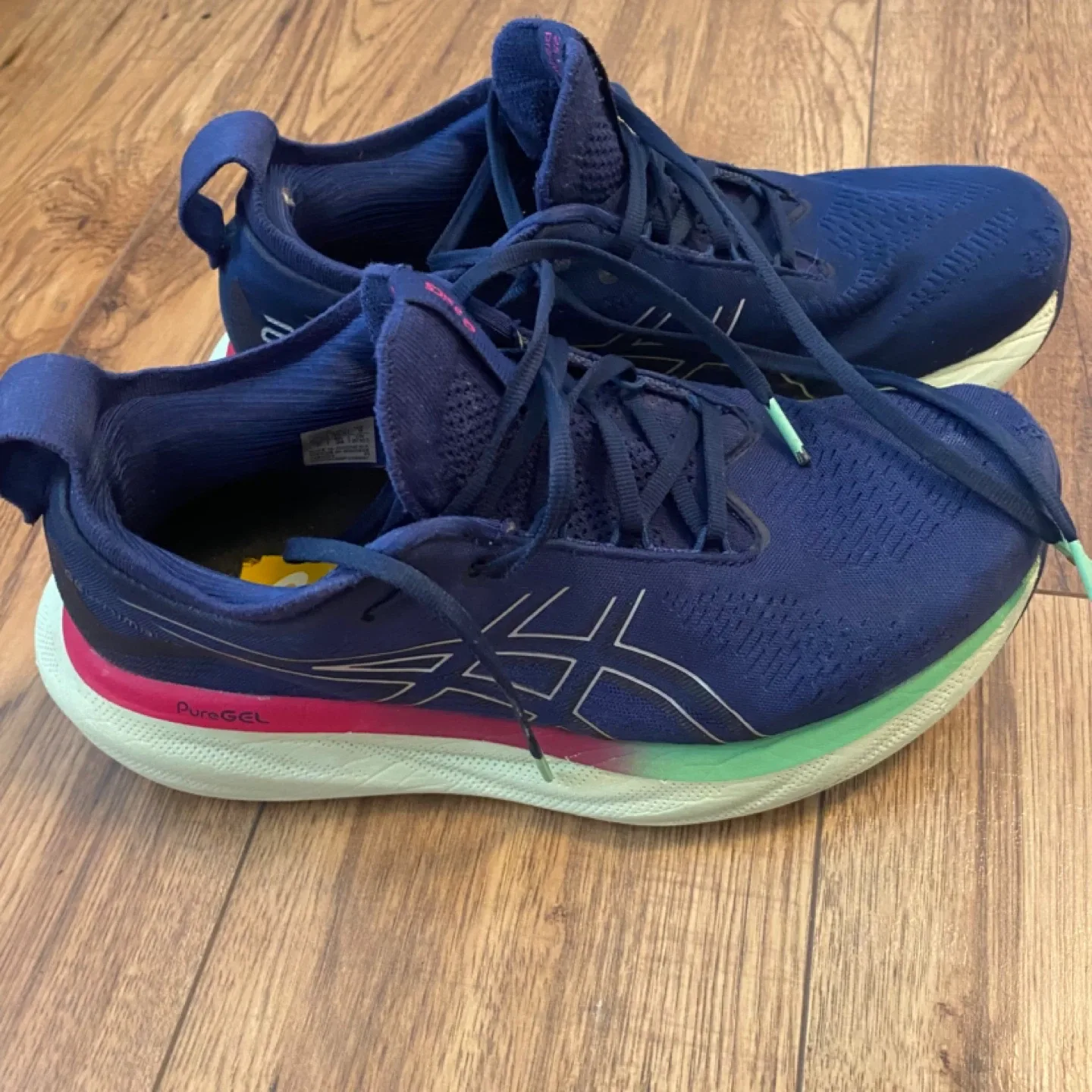 Asics Gel-Nimbus 25 Running Shoes - Blue, US 9.5 thumbnail