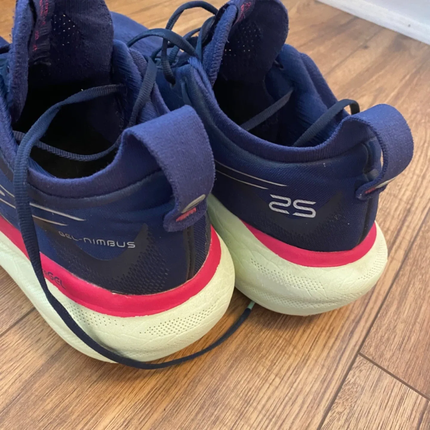 Asics Gel-Nimbus 25 Running Shoes - Blue, US 9.5 image indicator(4)