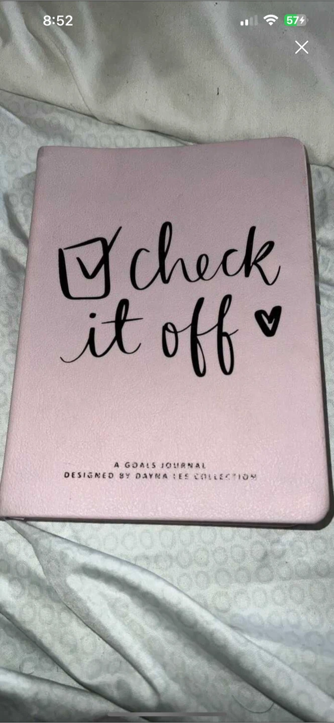 Dayna Lees Collection Goals Journal - Pink