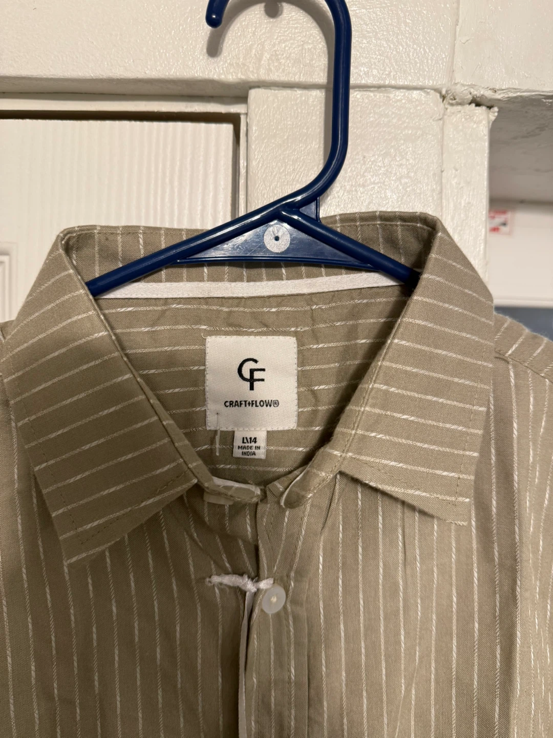 Craft + Flow Striped Short Sleeve Shirt - L - photo 2