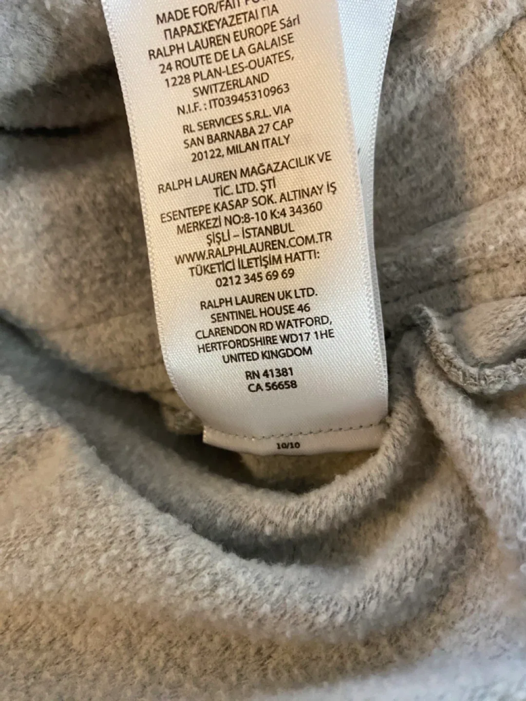 Polo Ralph Lauren Grey Hoodie - Size S image indicator(8)