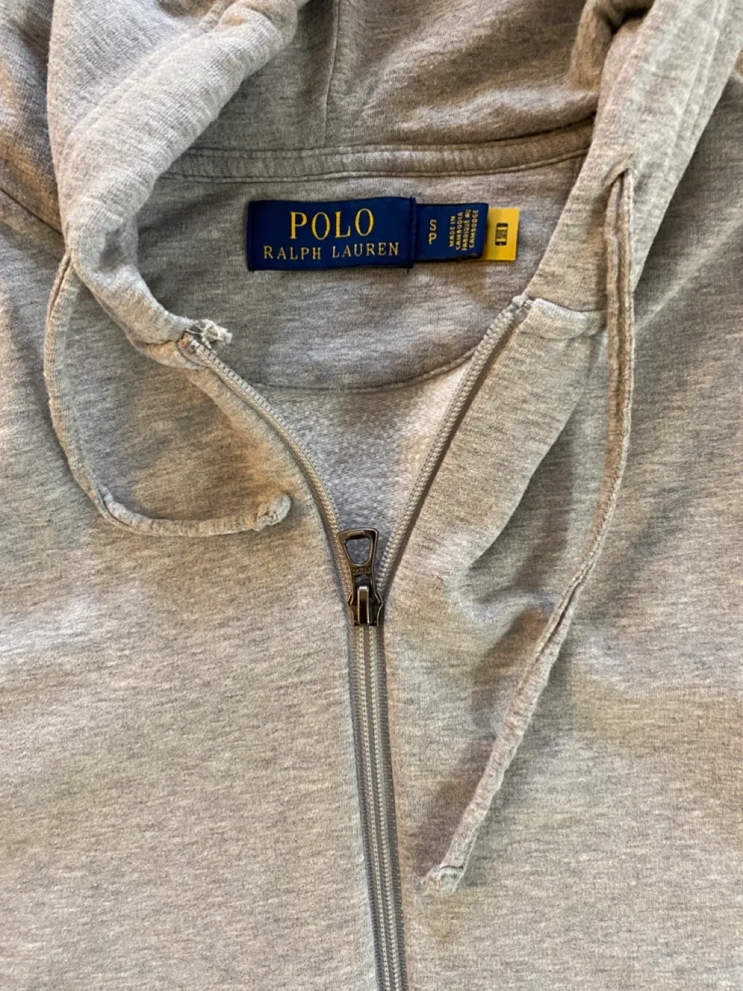 Polo Ralph Lauren Grey Hoodie - Size S image indicator(6)