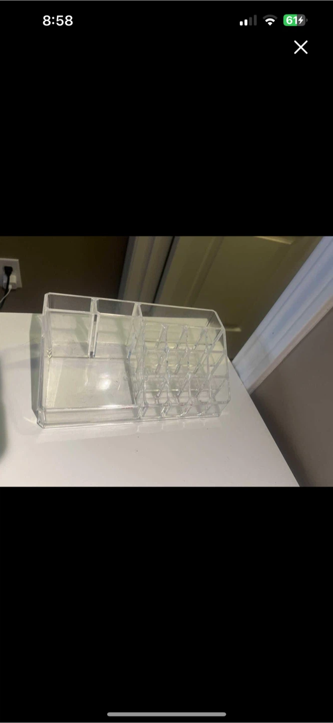 Acrylic Makeup Organizer
