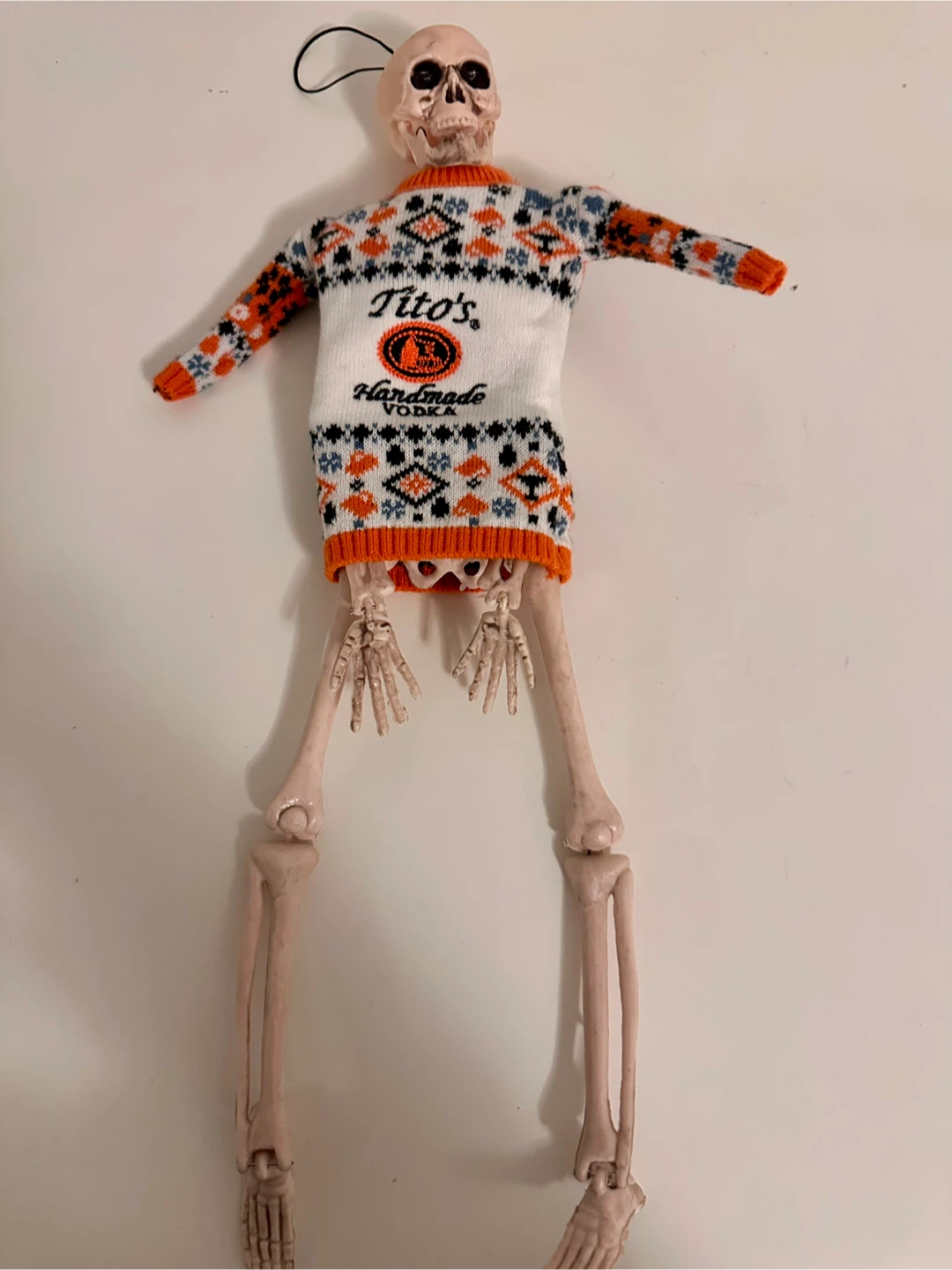 Tito's Handmade Vodka Skeleton Decoration