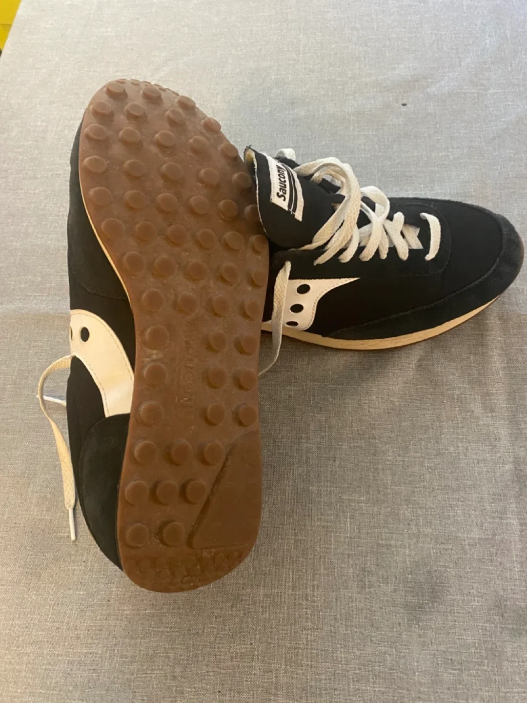 Saucony Trainer 80’ Sneakers - Black & White image indicator(9)