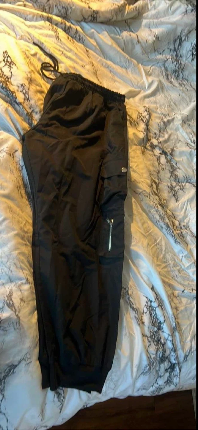 Black Cargo Pants - photo 3
