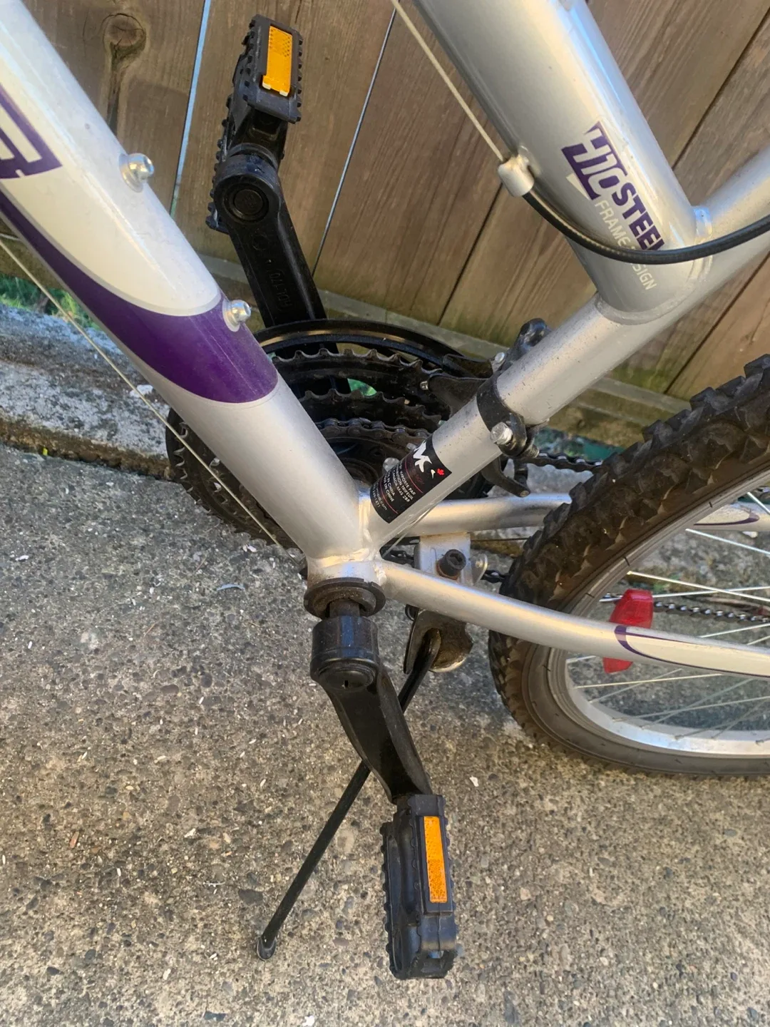 Supercycle OBS 300 Silver/Purple Mountain Bike image indicator(3)