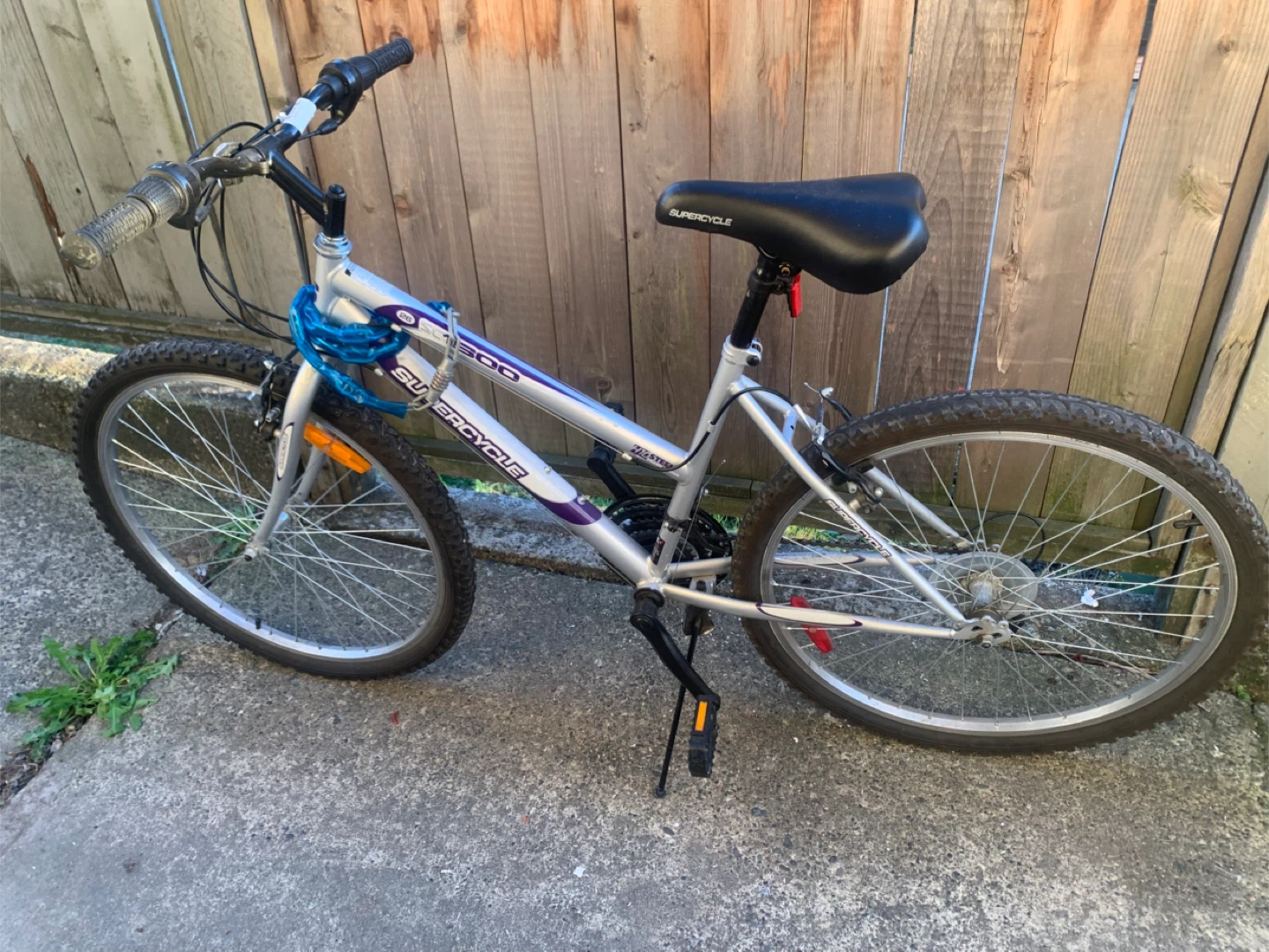 Supercycle OBS 300 Silver/Purple Mountain Bike