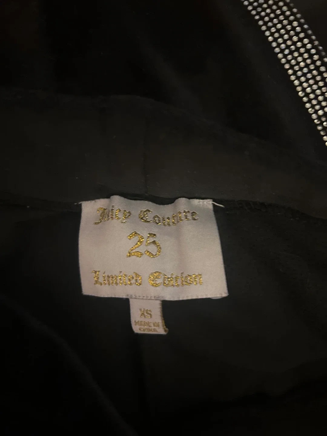 Juicy Couture Black Velour Pants XS image indicator(3)