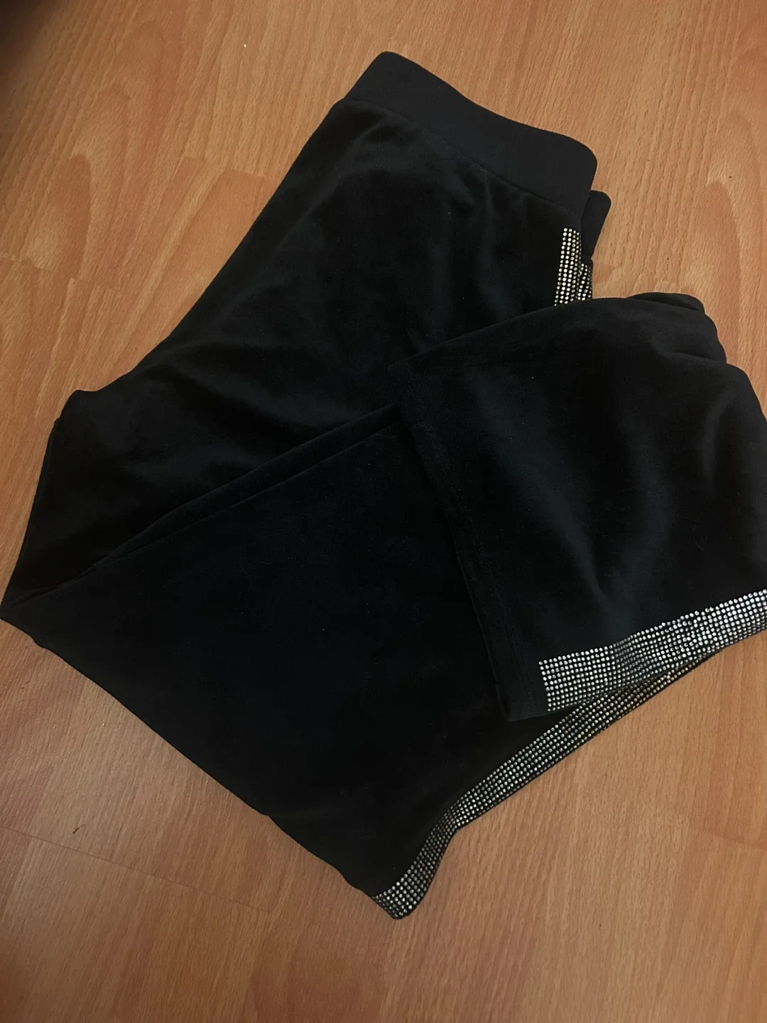 Juicy Couture Black Velour Pants XS image indicator(2)