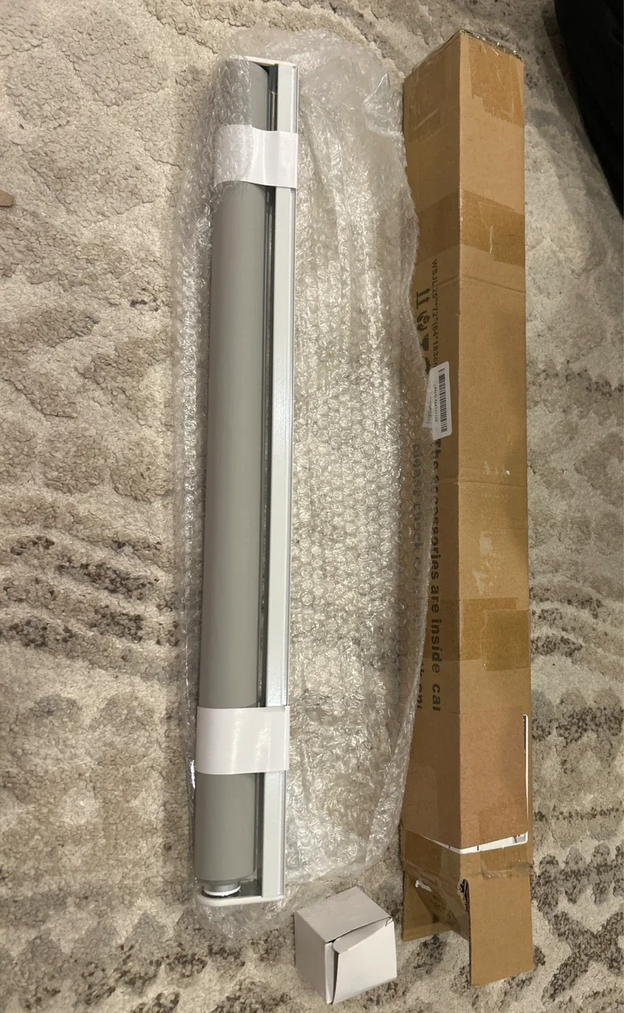 SEEYE Cordless Blackout Roller Shade - 25" x 72", Grey image indicator(3)