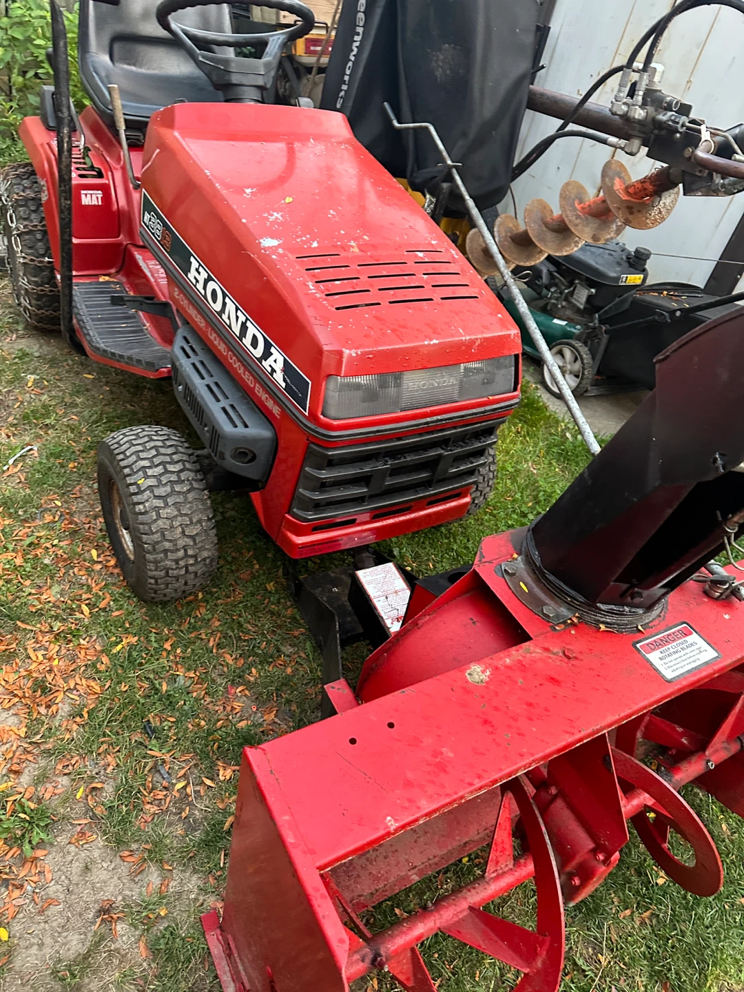 Honda HT3813 Riding Lawn Mower with Snowblower - photo 3