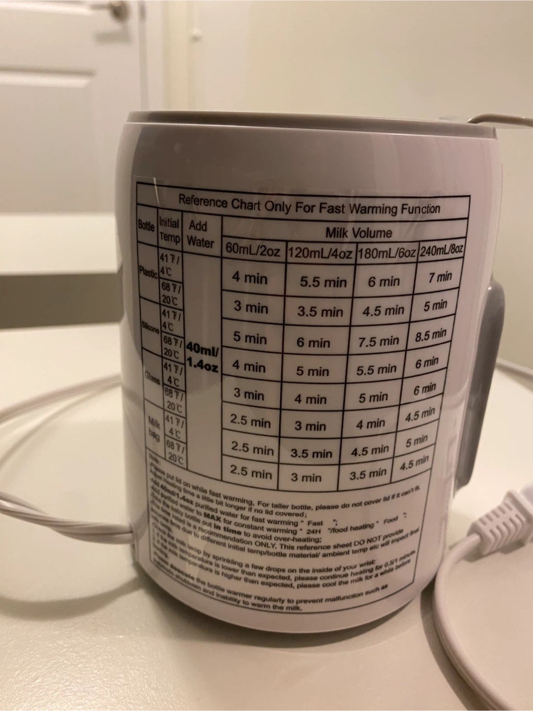 Grownsy Baby Bottle Warmer - photo 2