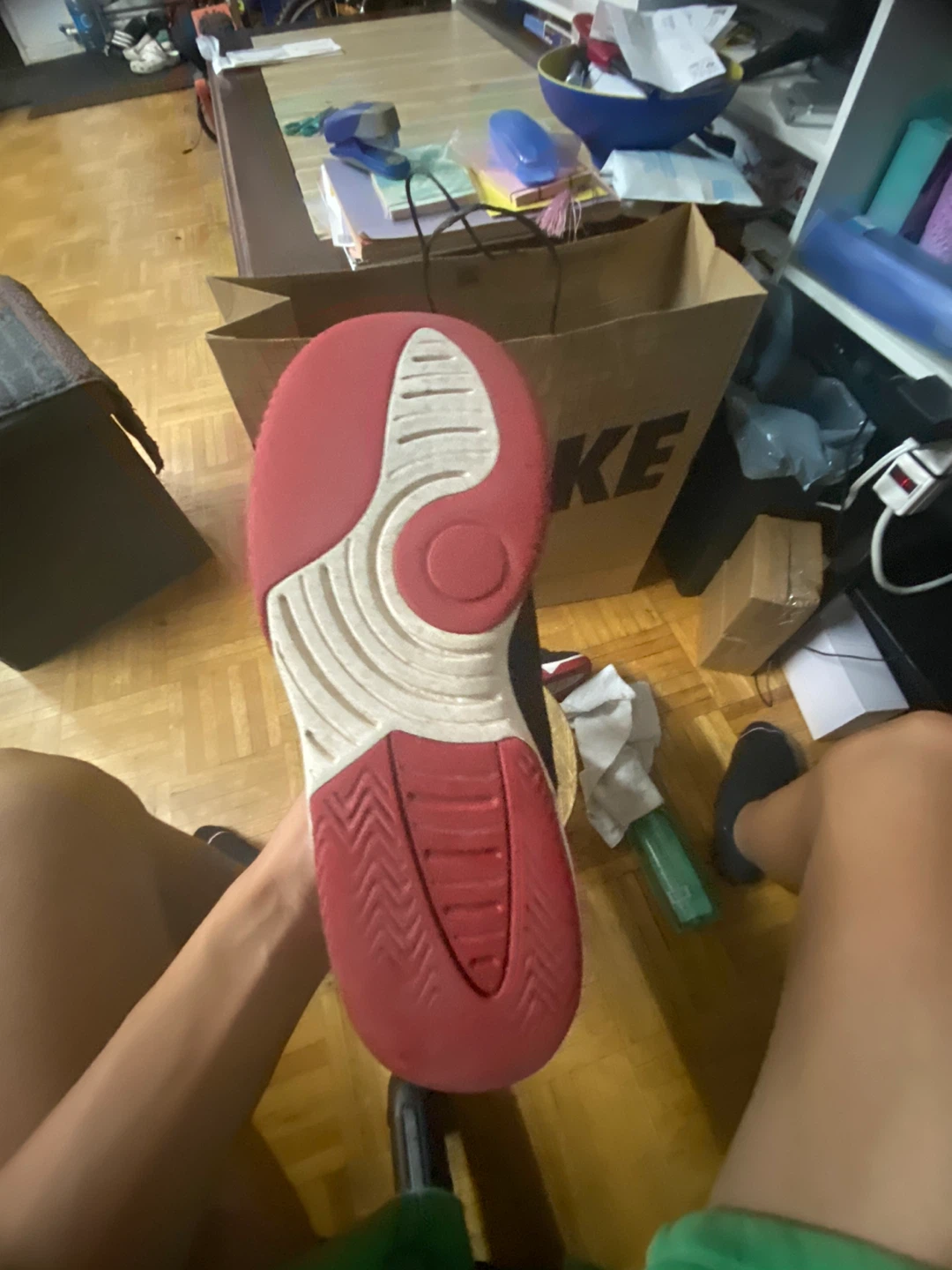 Air jordan max aura ( red black white ) - photo 3