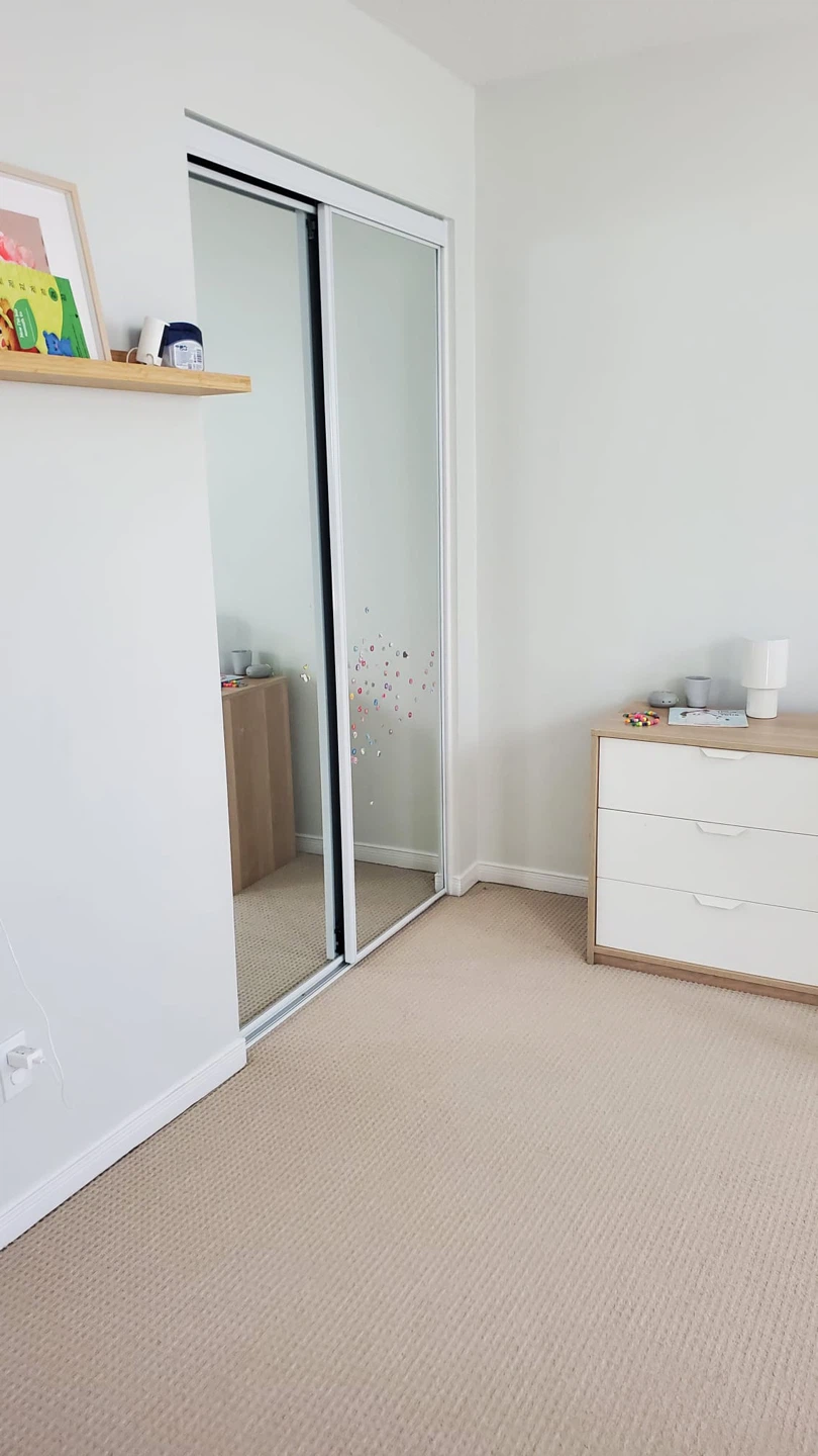 TRUporte 48-inch Mirrored Closet Sliding Door - photo 4