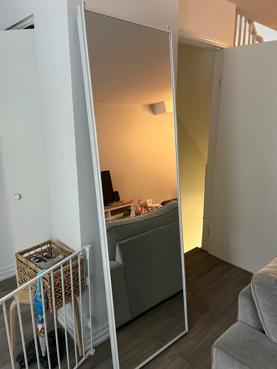 TRUporte 48-inch Mirrored Closet Sliding Door - photo 3