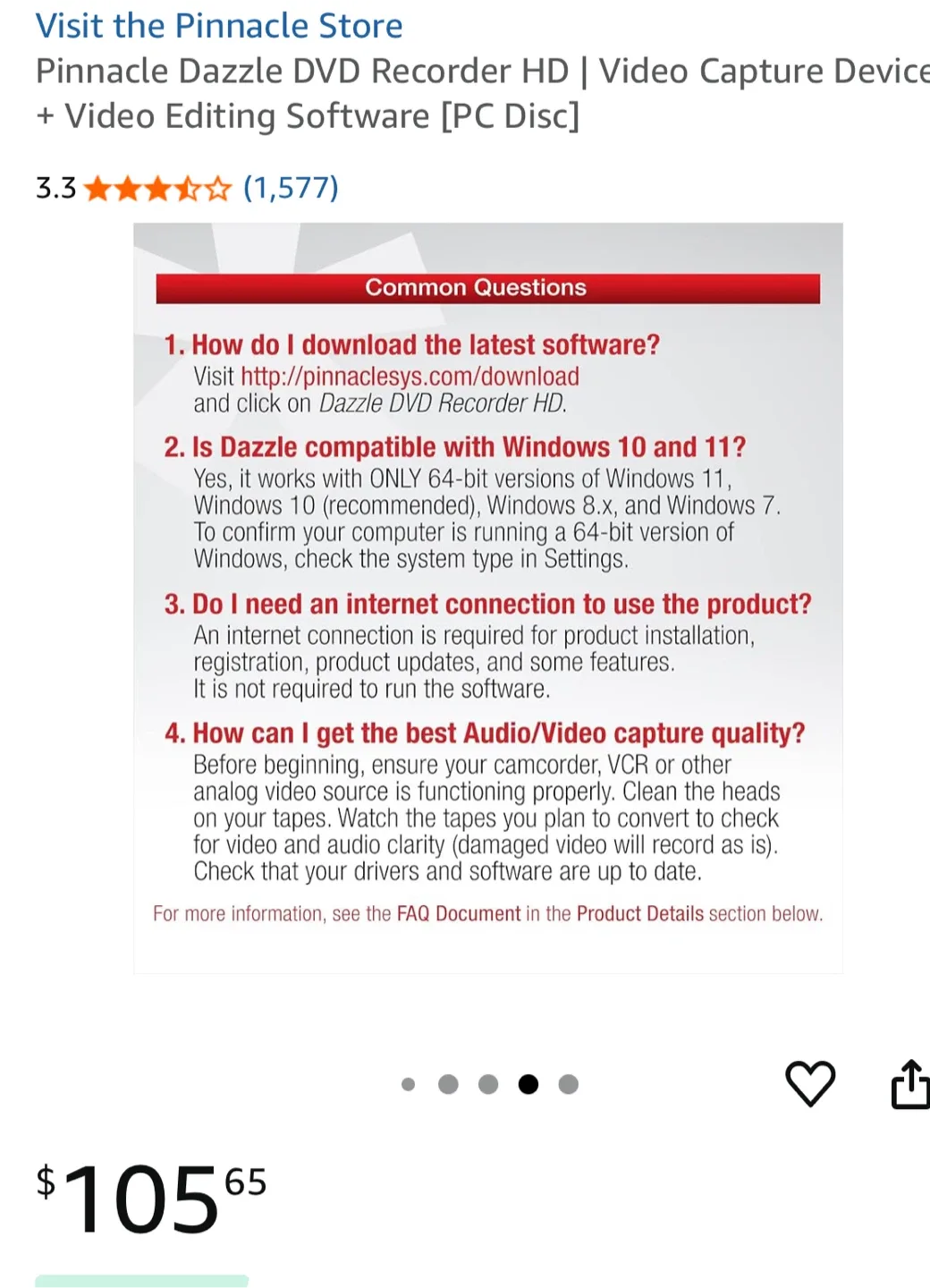 Video converter from old camcorder image indicator(4)