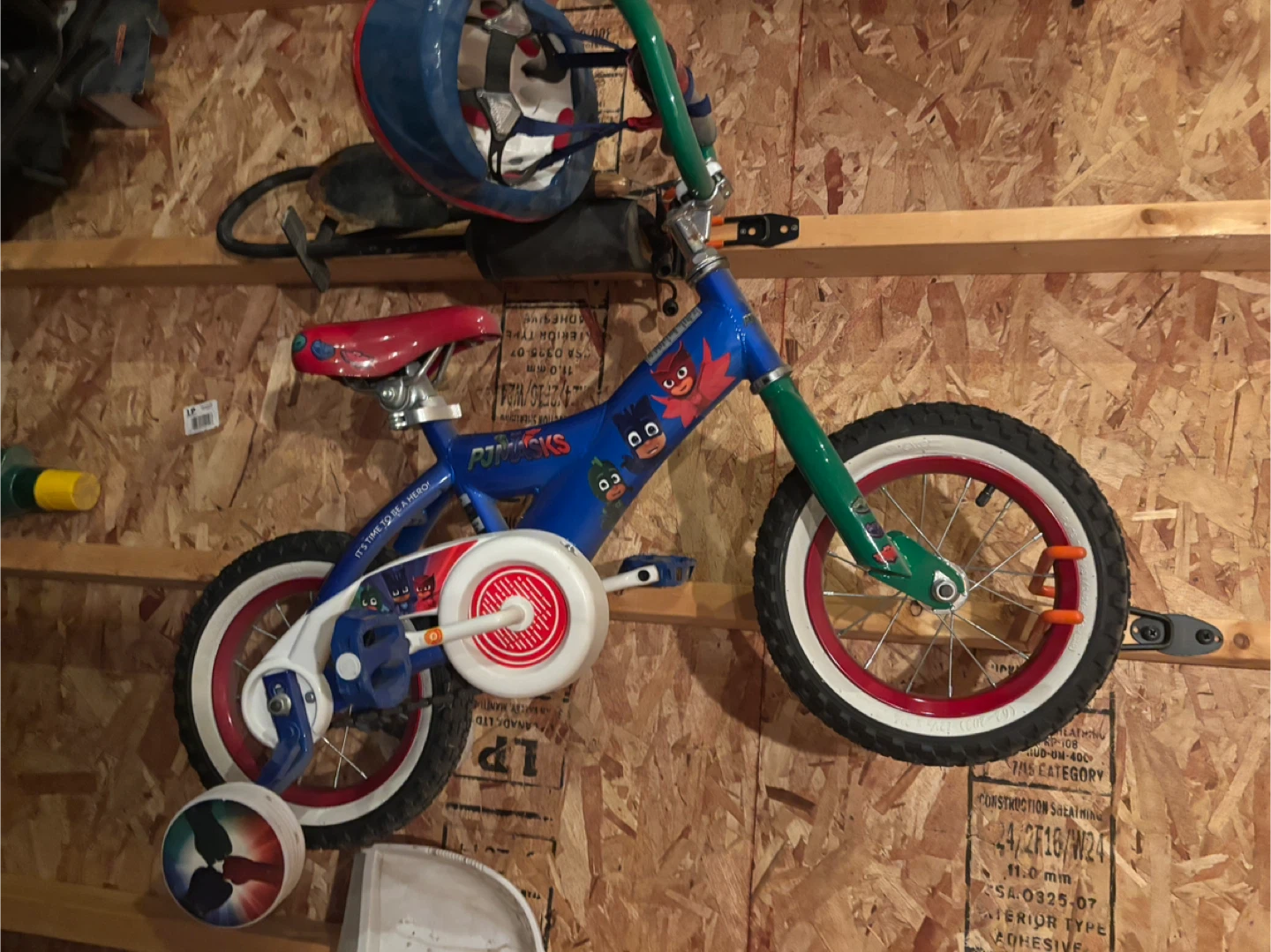 Toddler pj mask bike