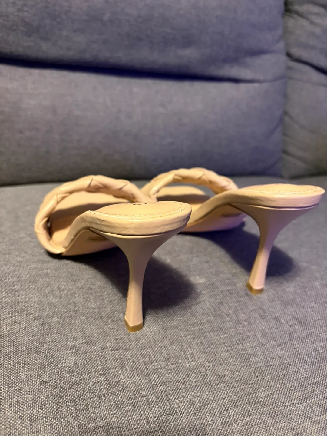 Nude Woven Heels, Size 8.5 image indicator(6)