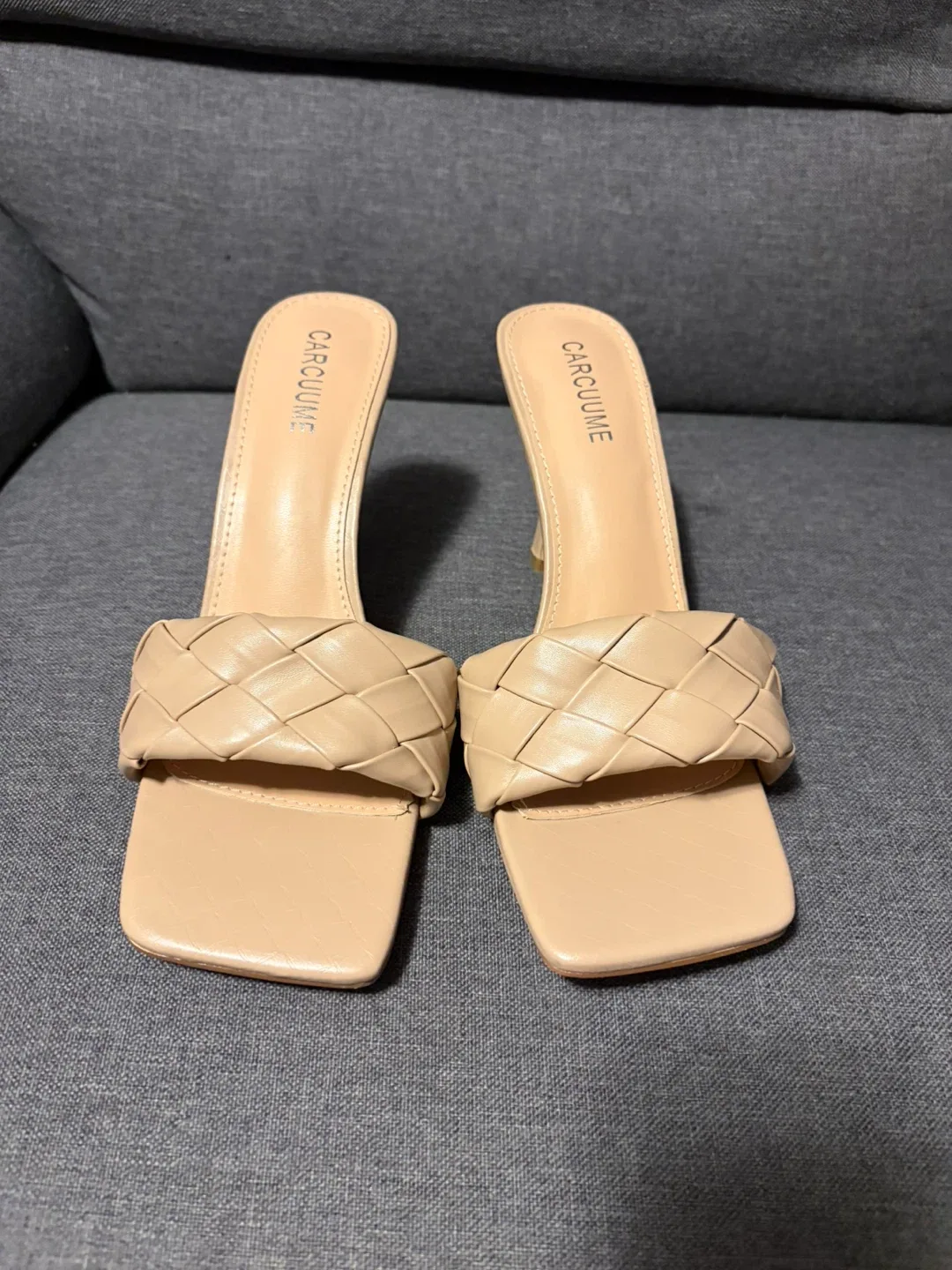 Nude Woven Heels, Size 8.5 image indicator(2)