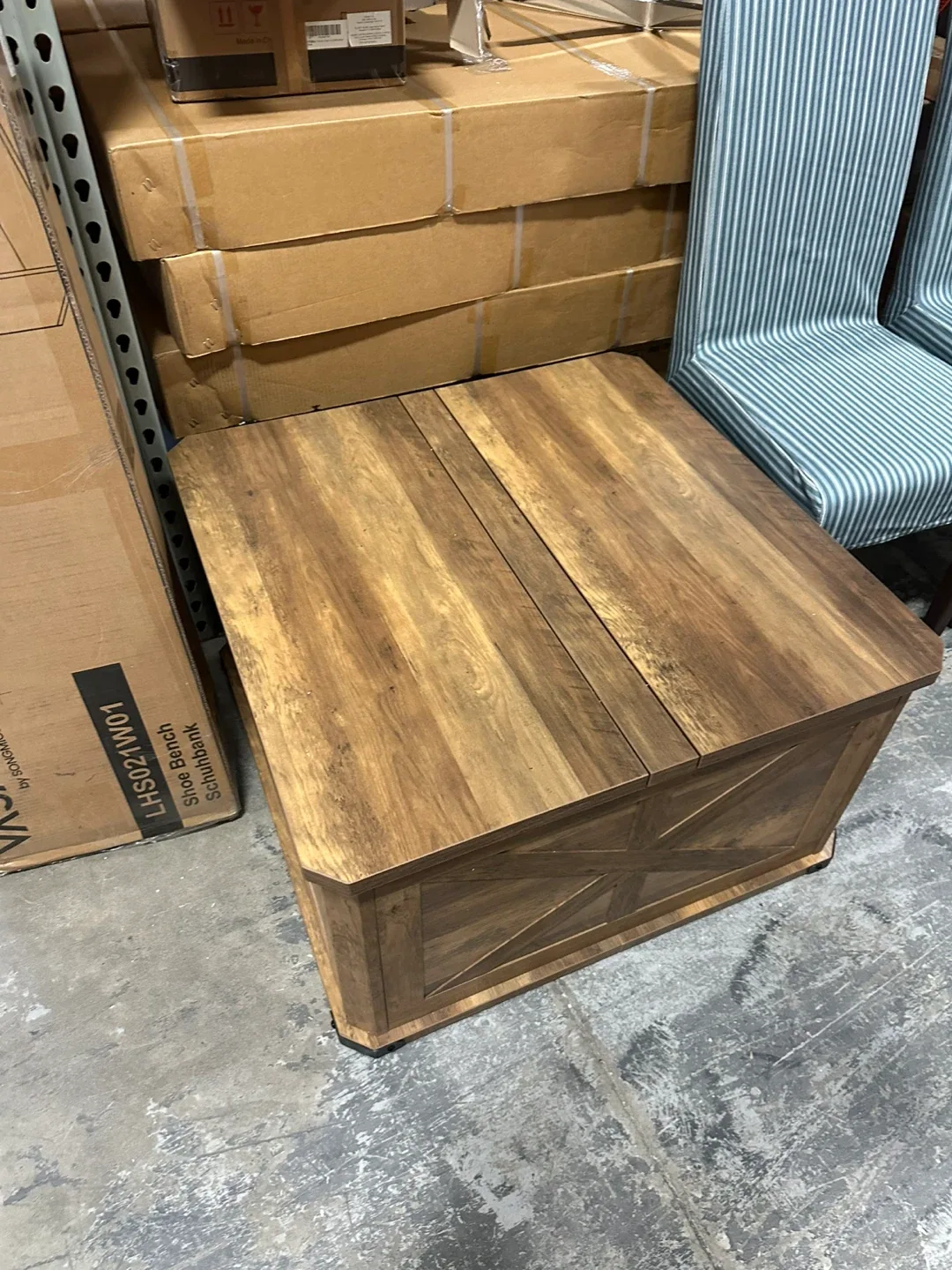VASAGLE Shoe Bench with Storage thumbnail