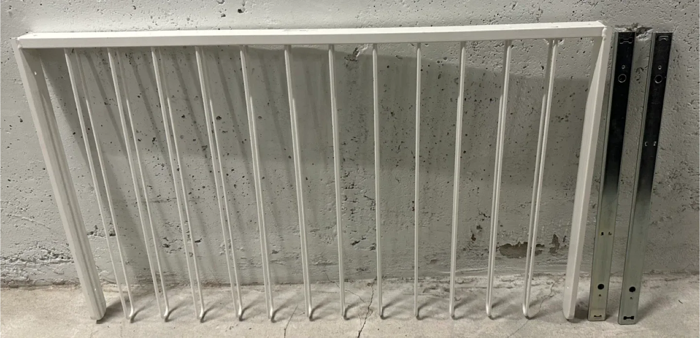 IKEA Komplement Pull-Out Trouser Hanger - White image indicator(4)