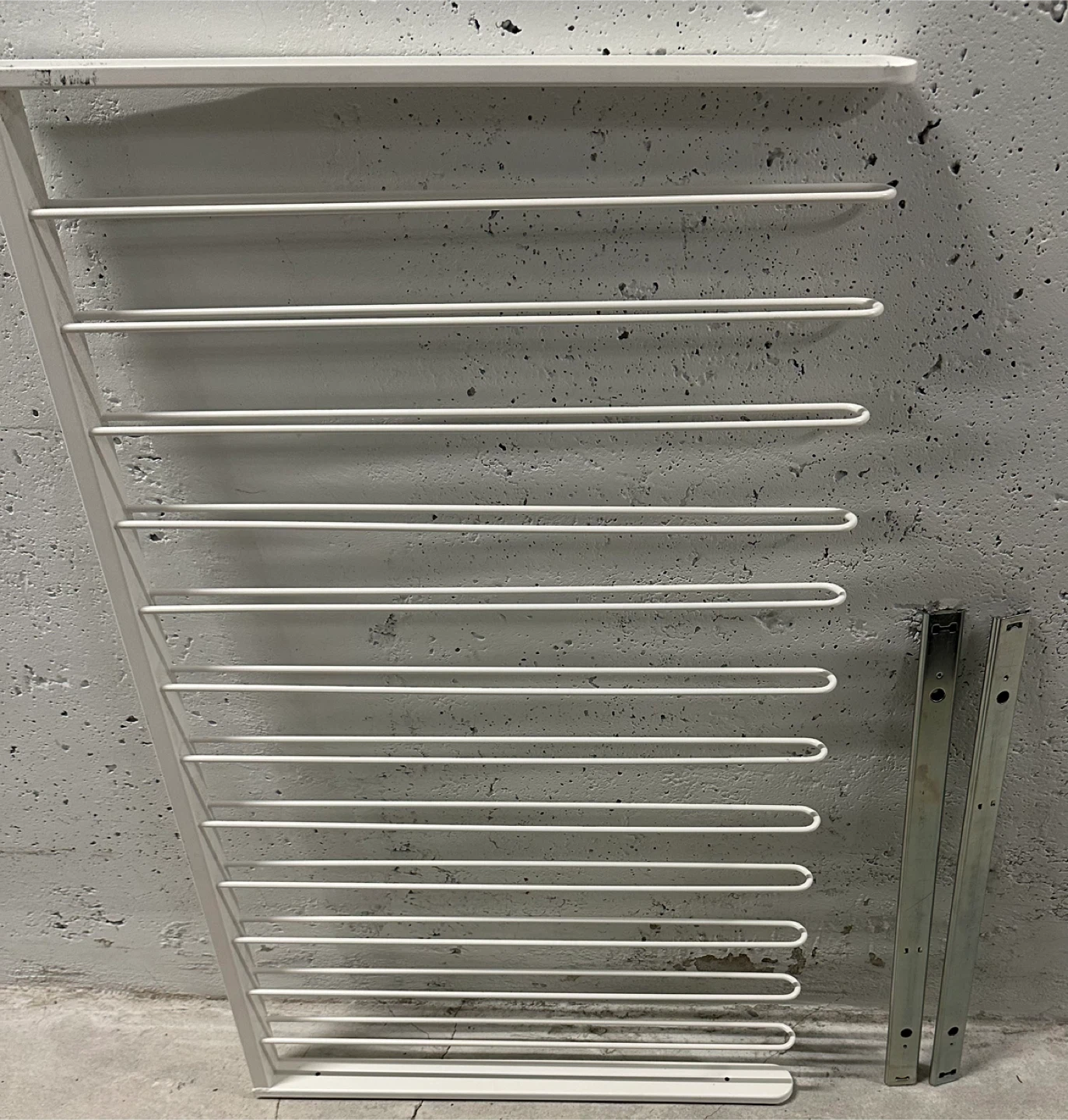 IKEA Komplement Pull-Out Trouser Hanger - White - photo 3