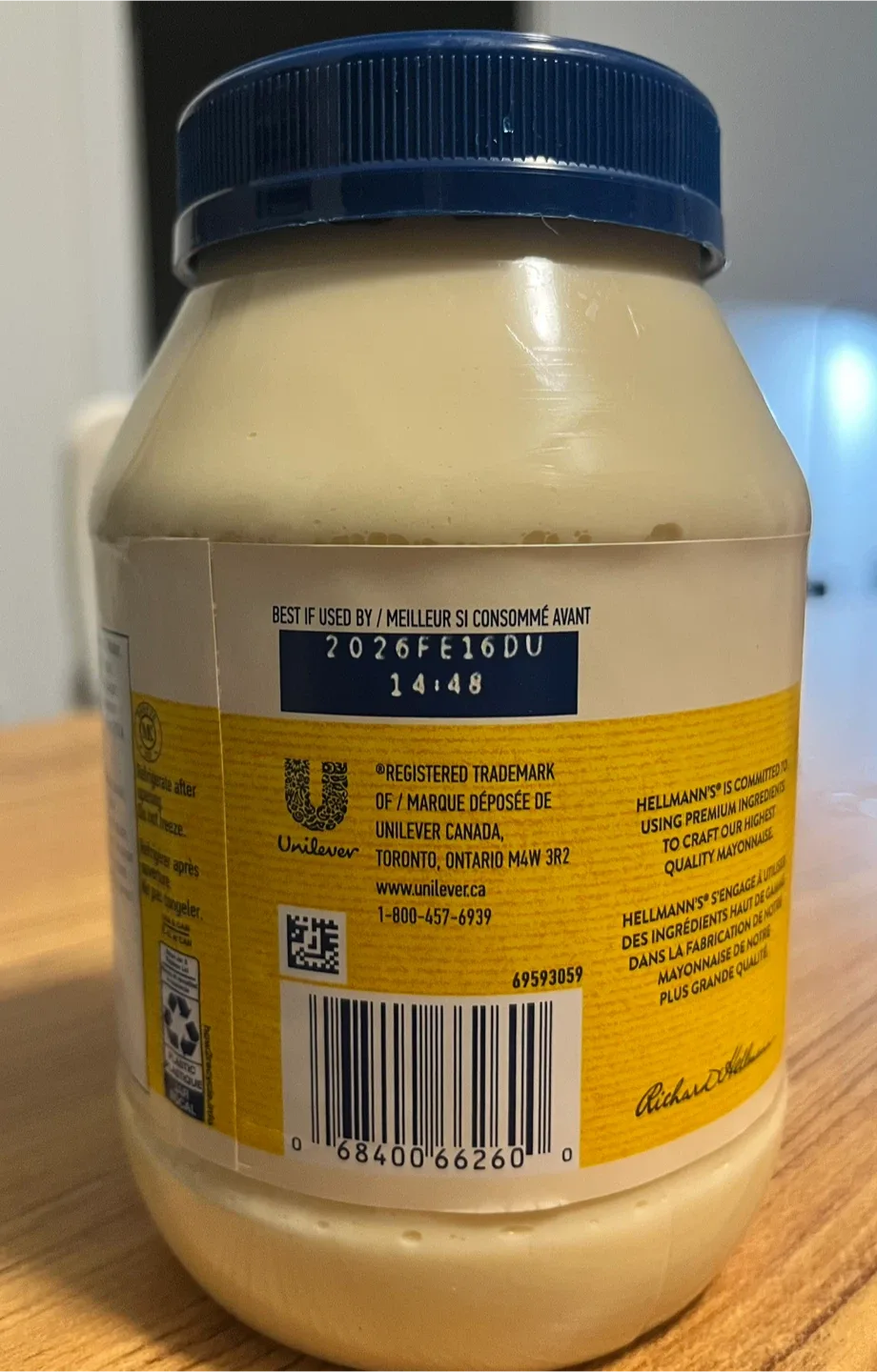 Hellmann's Real Mayonnaise 890mL - Exp 2026 image indicator(2)