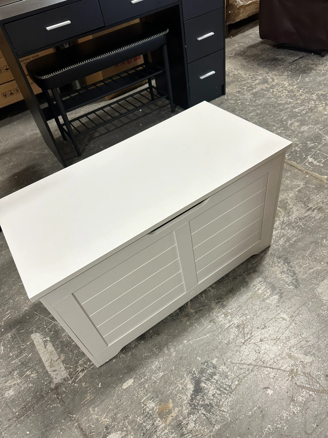 White Storage Chest