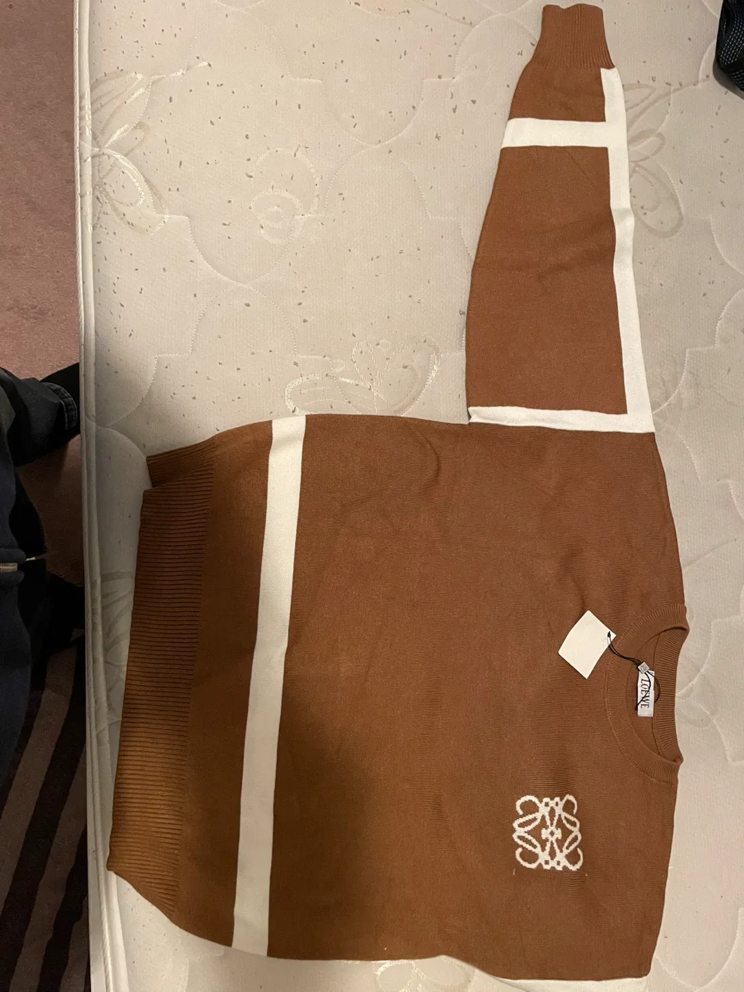 Loewe Brown & White Knit Sweater image indicator(2)