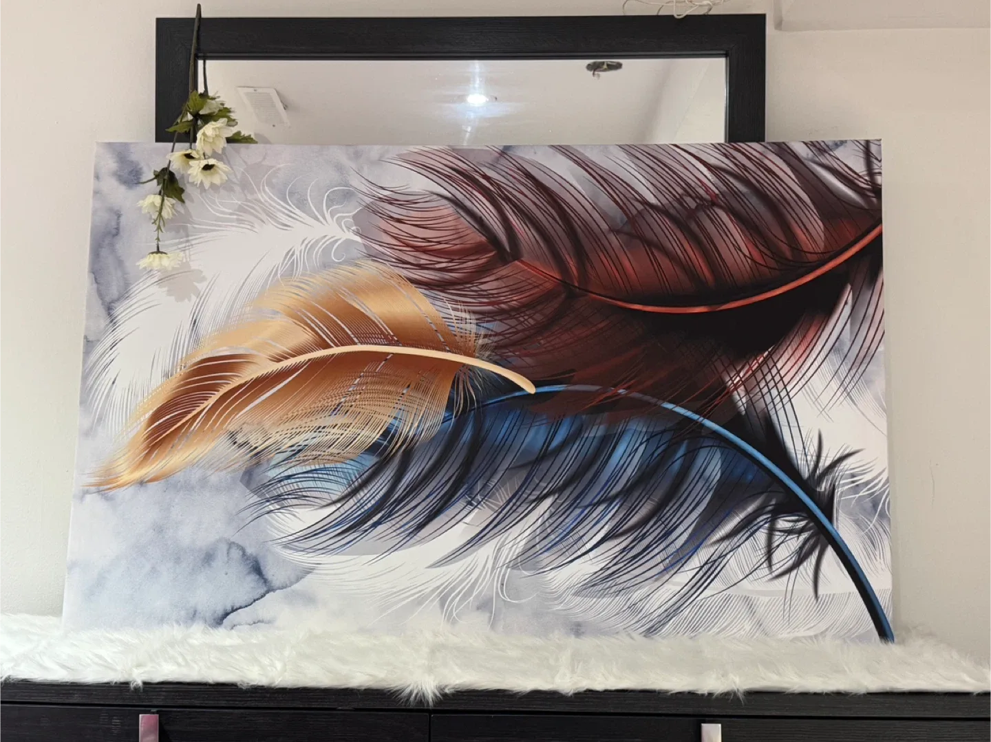 Feather Canvas Wall Art image indicator(2)