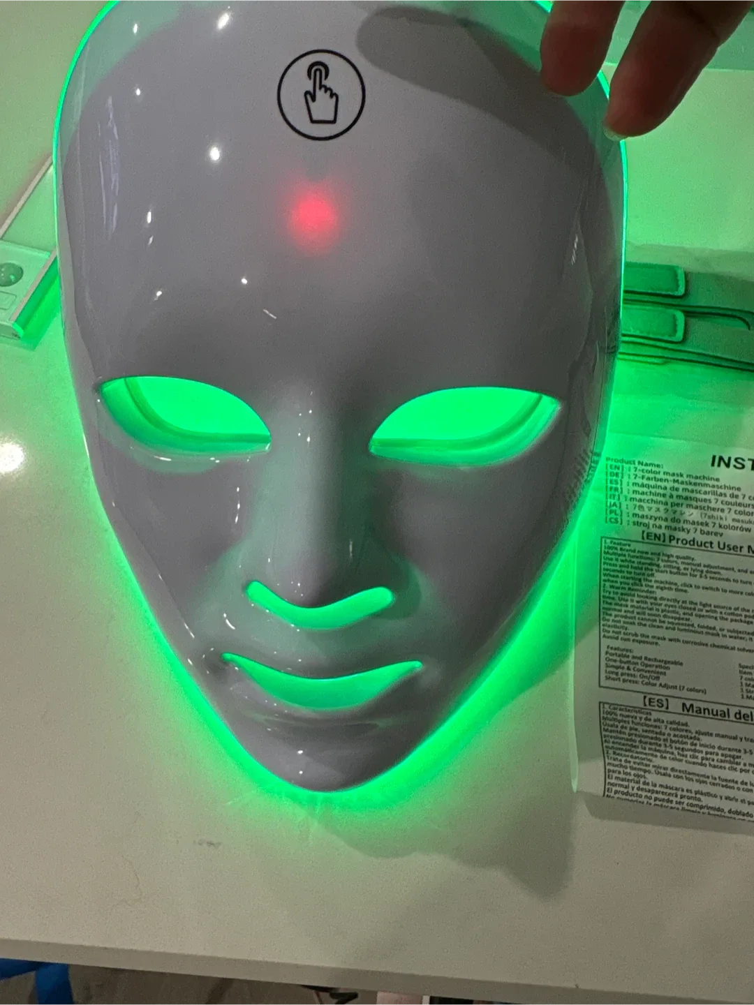 7-Colour LED Light Therapy Facial Mask image indicator(3)