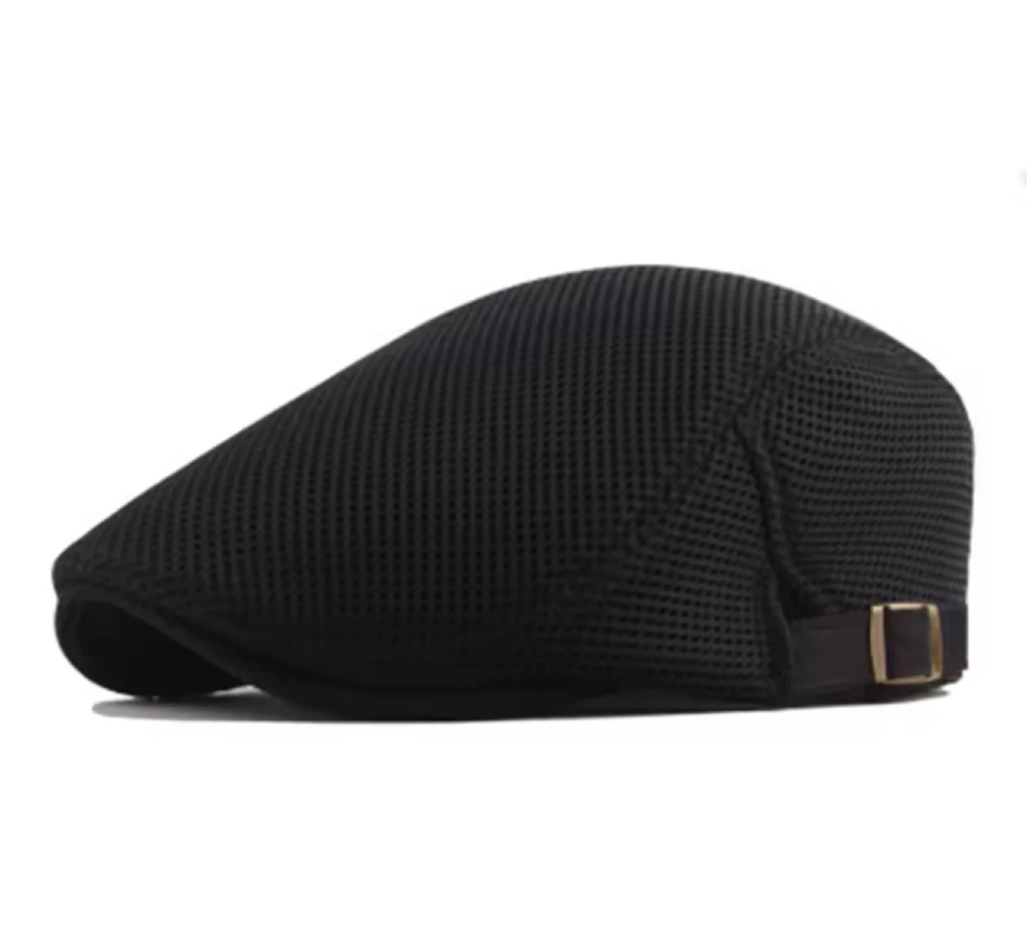 Mesh Driving Cap - Black Navy Grey White - photo 2