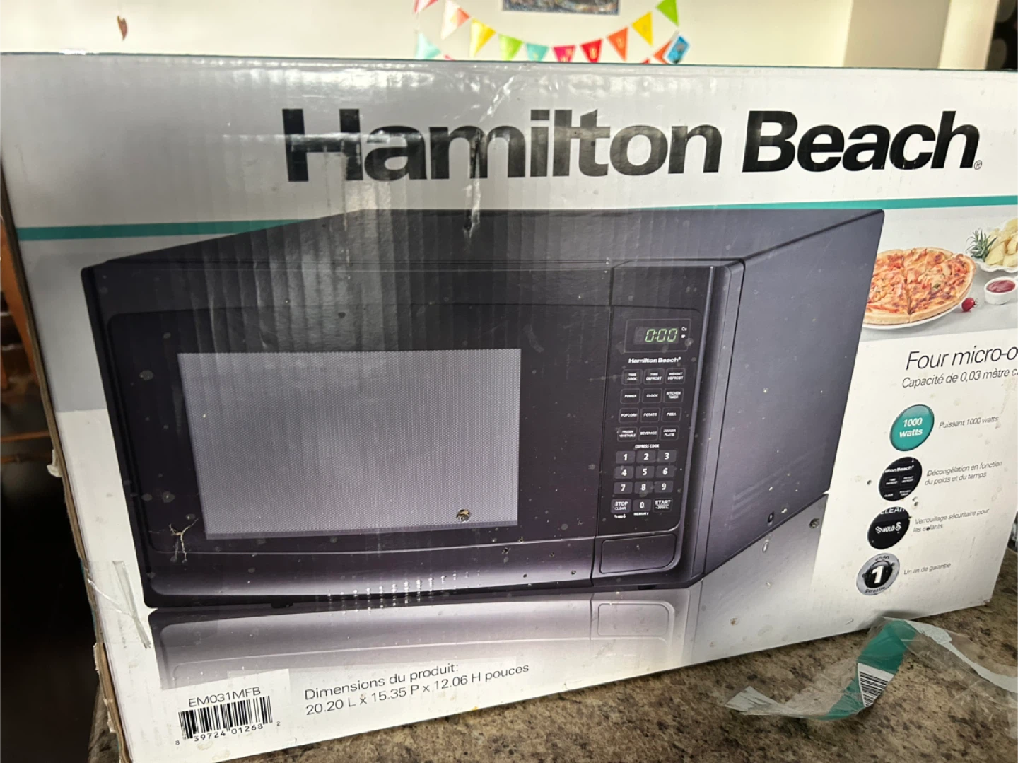 Hamilton Beach 1.1 cu ft Microwave - Black - photo 3