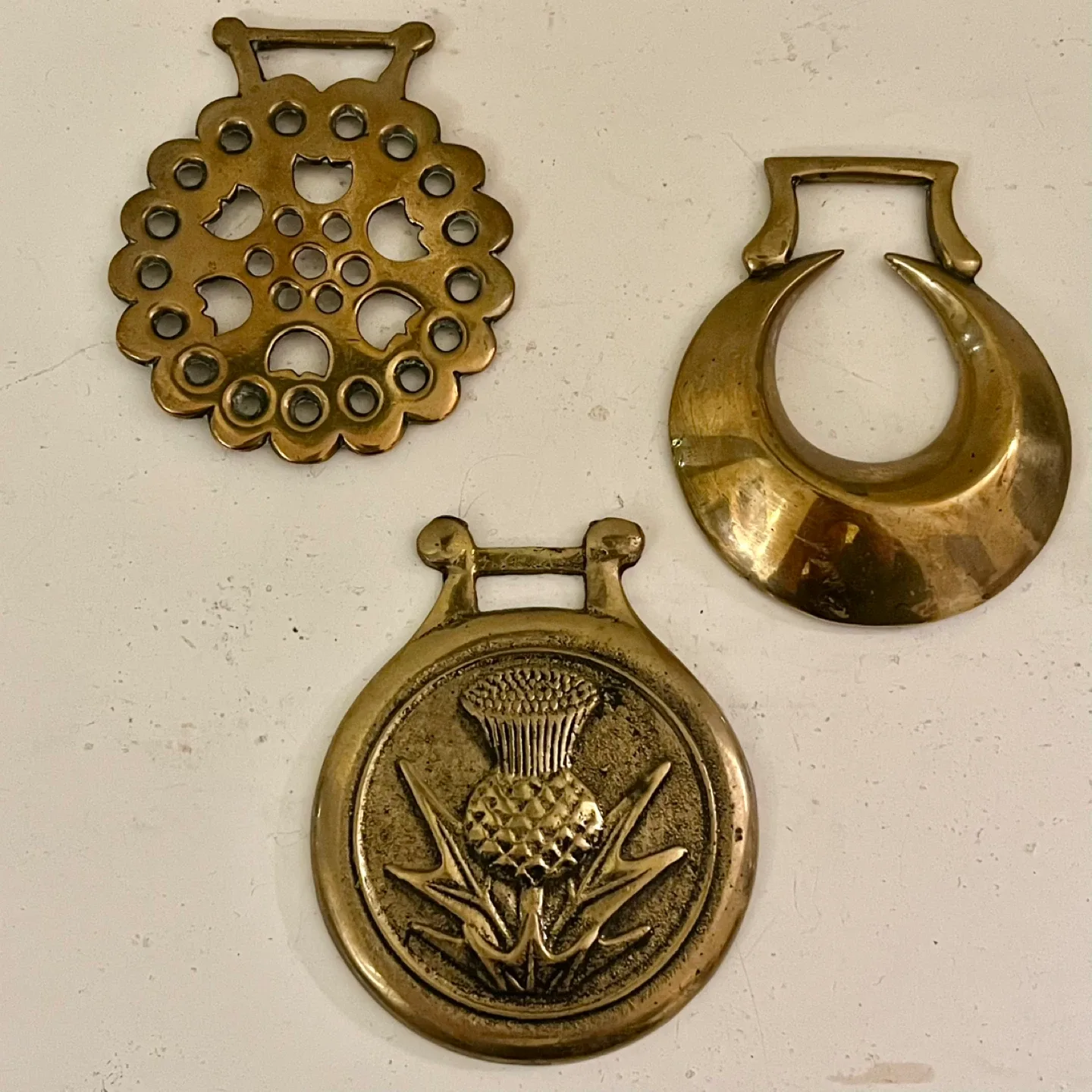 Collectible antique horse brasses thumbnail