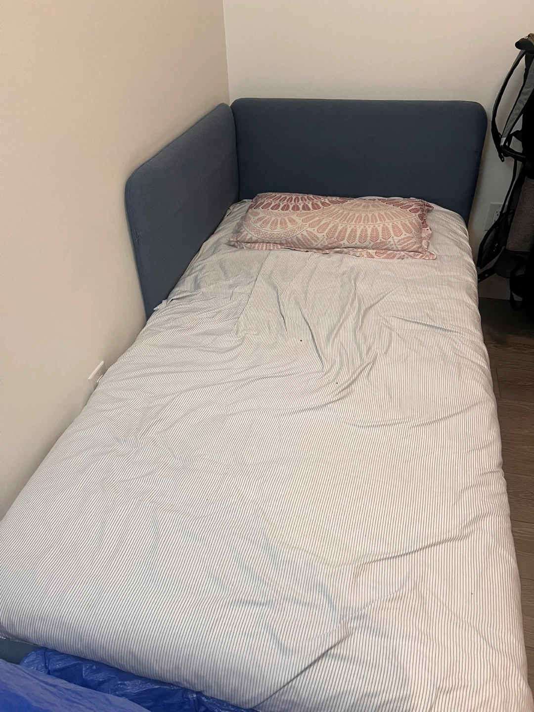 Blue IKEA Twin Day Bed Bed Frame - photo 3