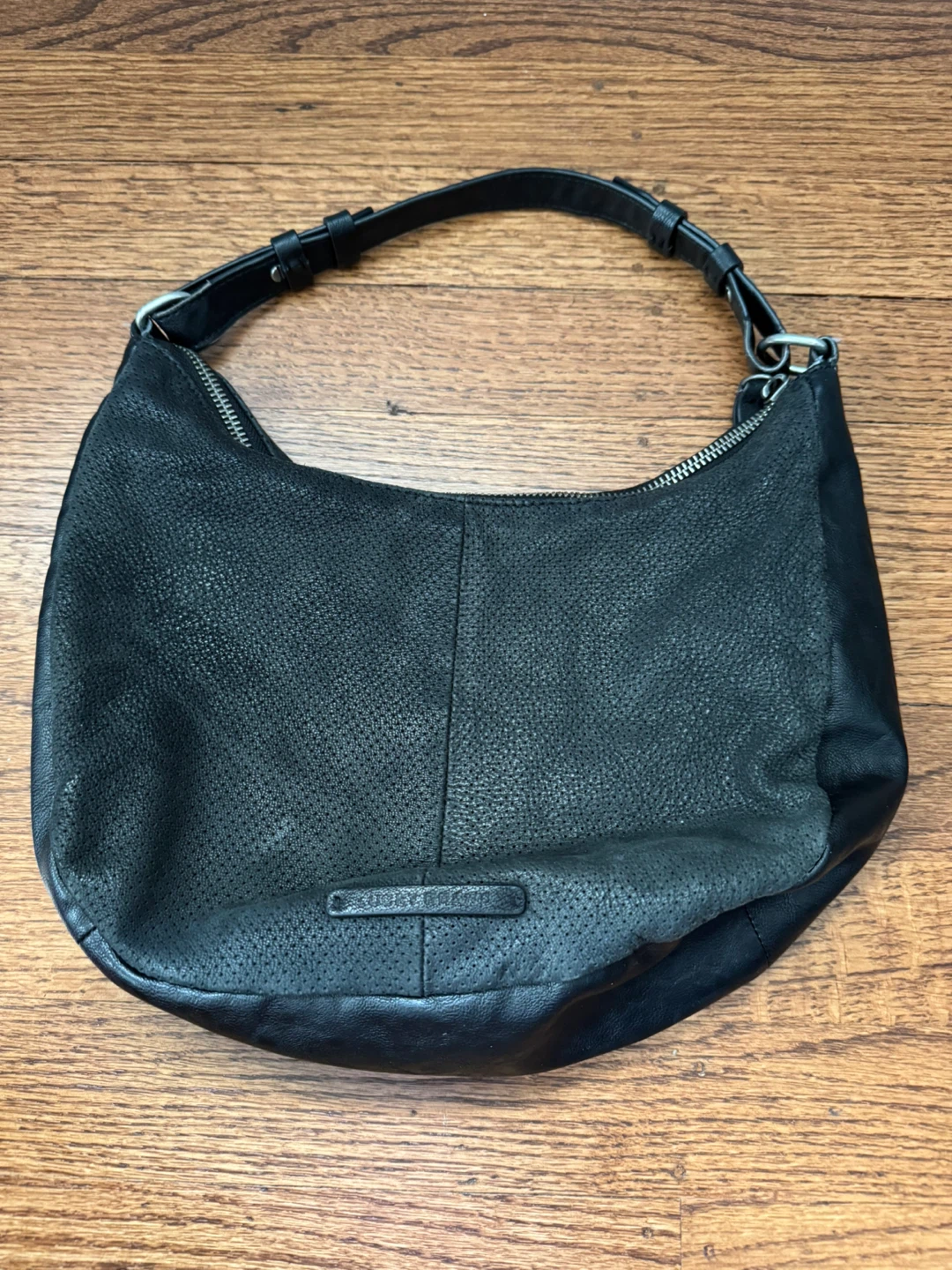 Lucky Brand Black Leather Hobo Bag - photo 2