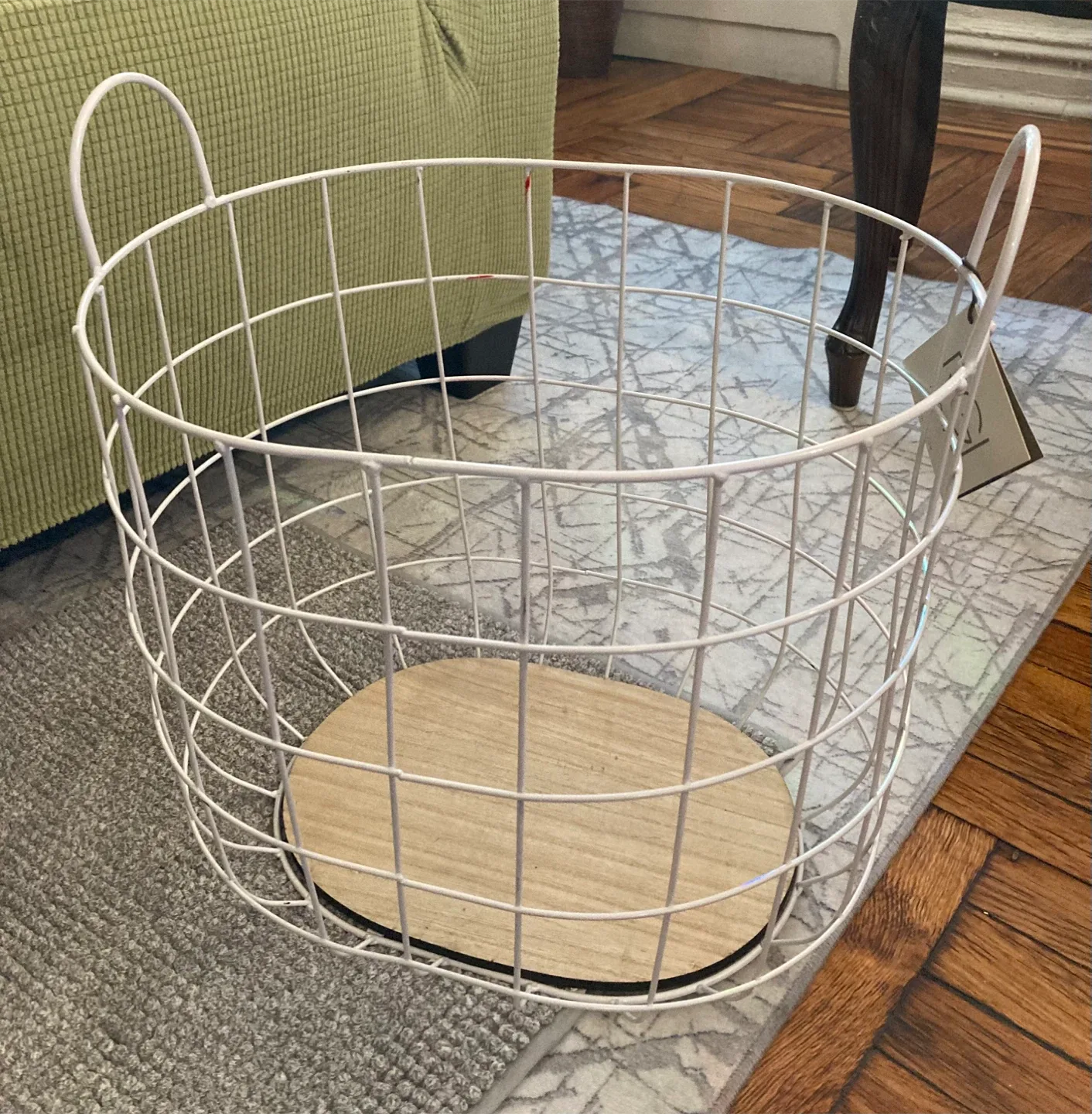 RGI Home White Wire Basket New image indicator(2)