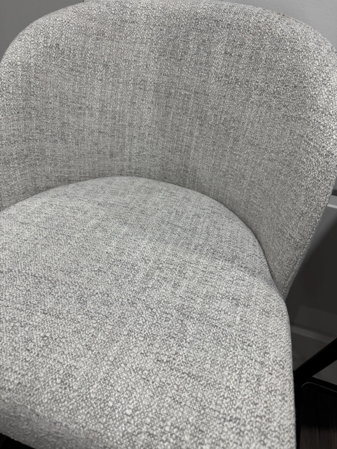 Set of 2 Grey Upholstered Bar Stools - photo 3