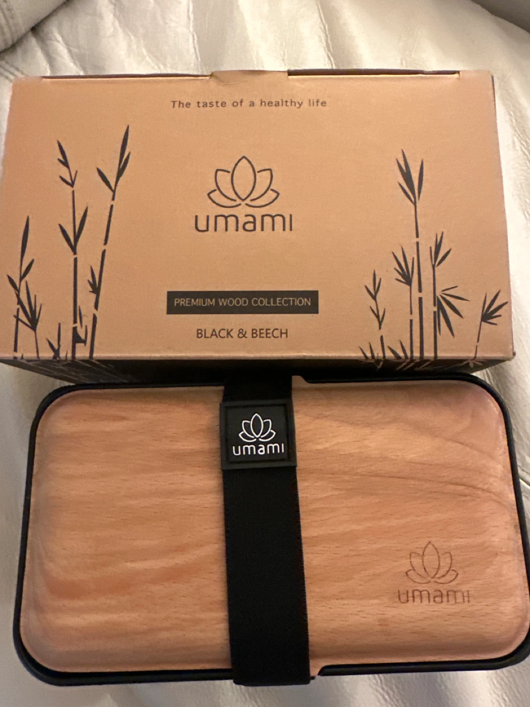 Umami All-In-One Bento Lunch Box - Black & Beech - photo 4