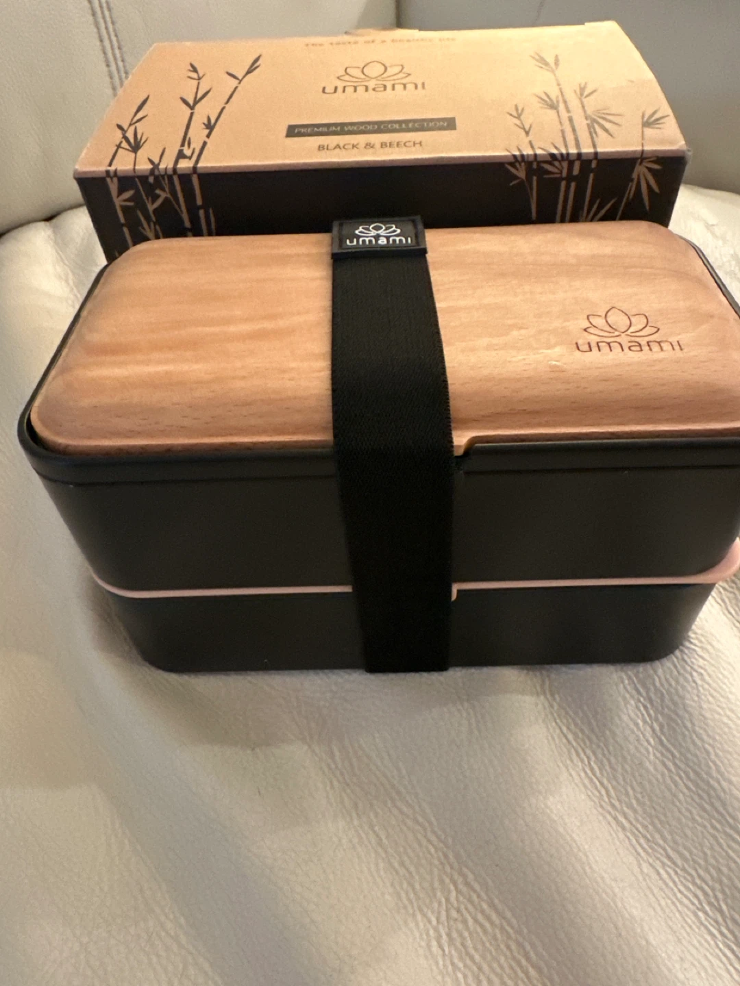 Umami All-In-One Bento Lunch Box - Black & Beech - photo 5